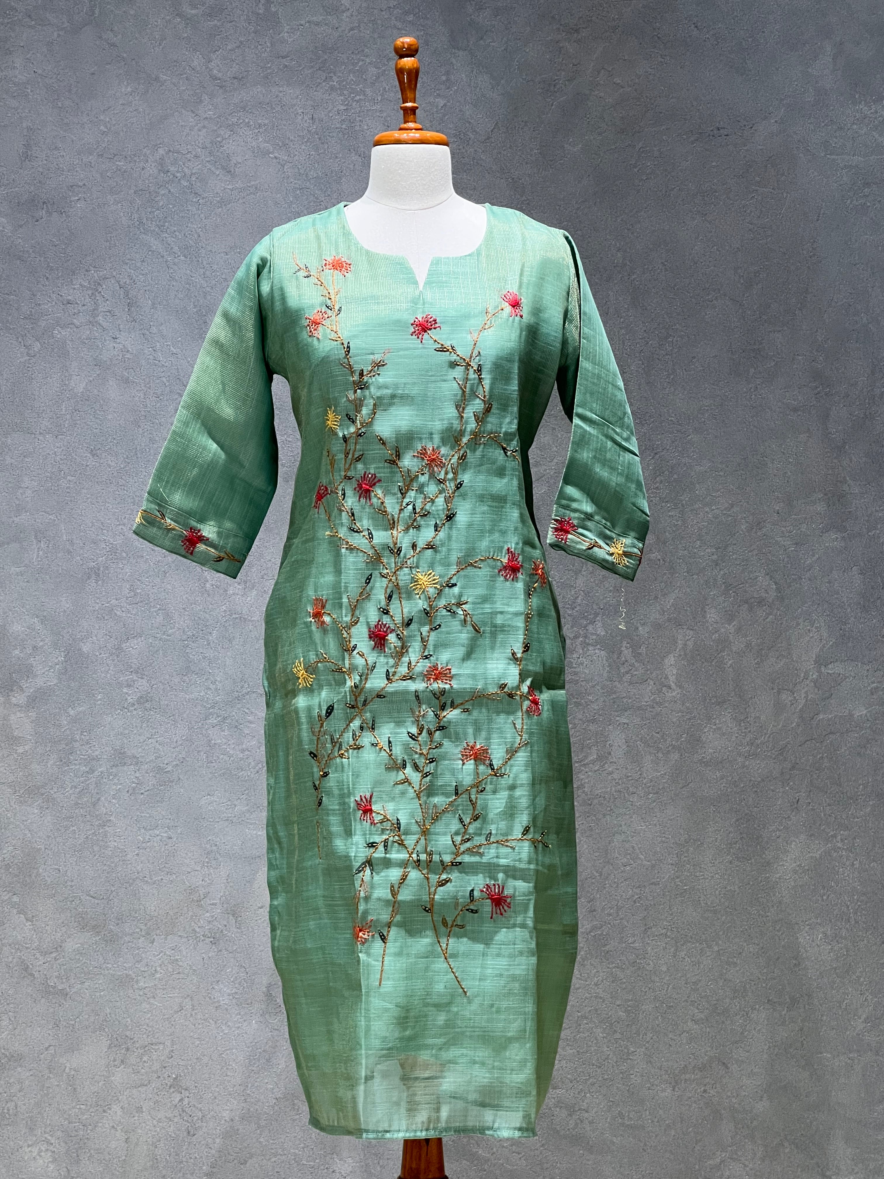 LINEN SALWAR - TEAL