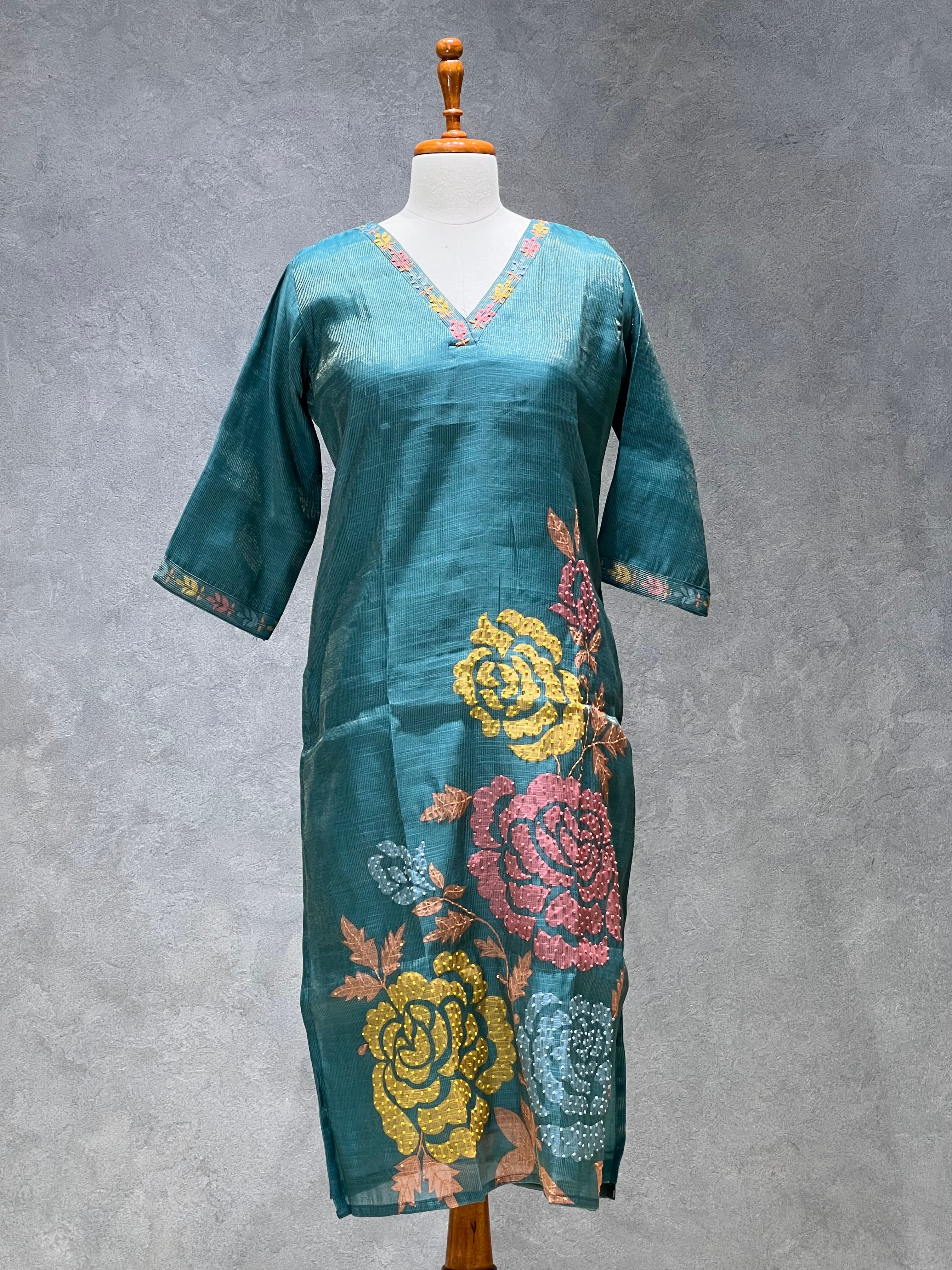 LINEN ROSE SALWAR