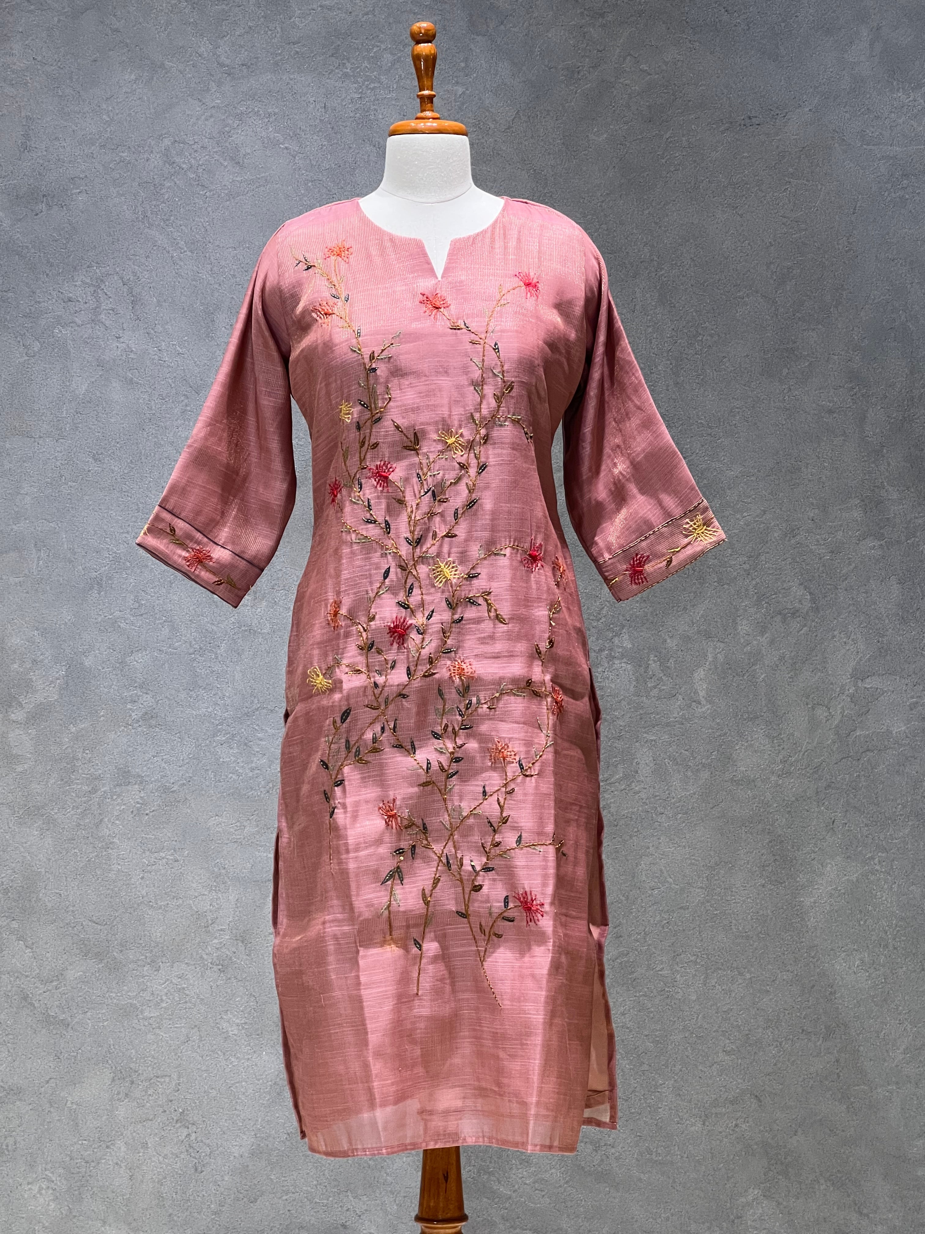 LINEN SALWAR - PEACH