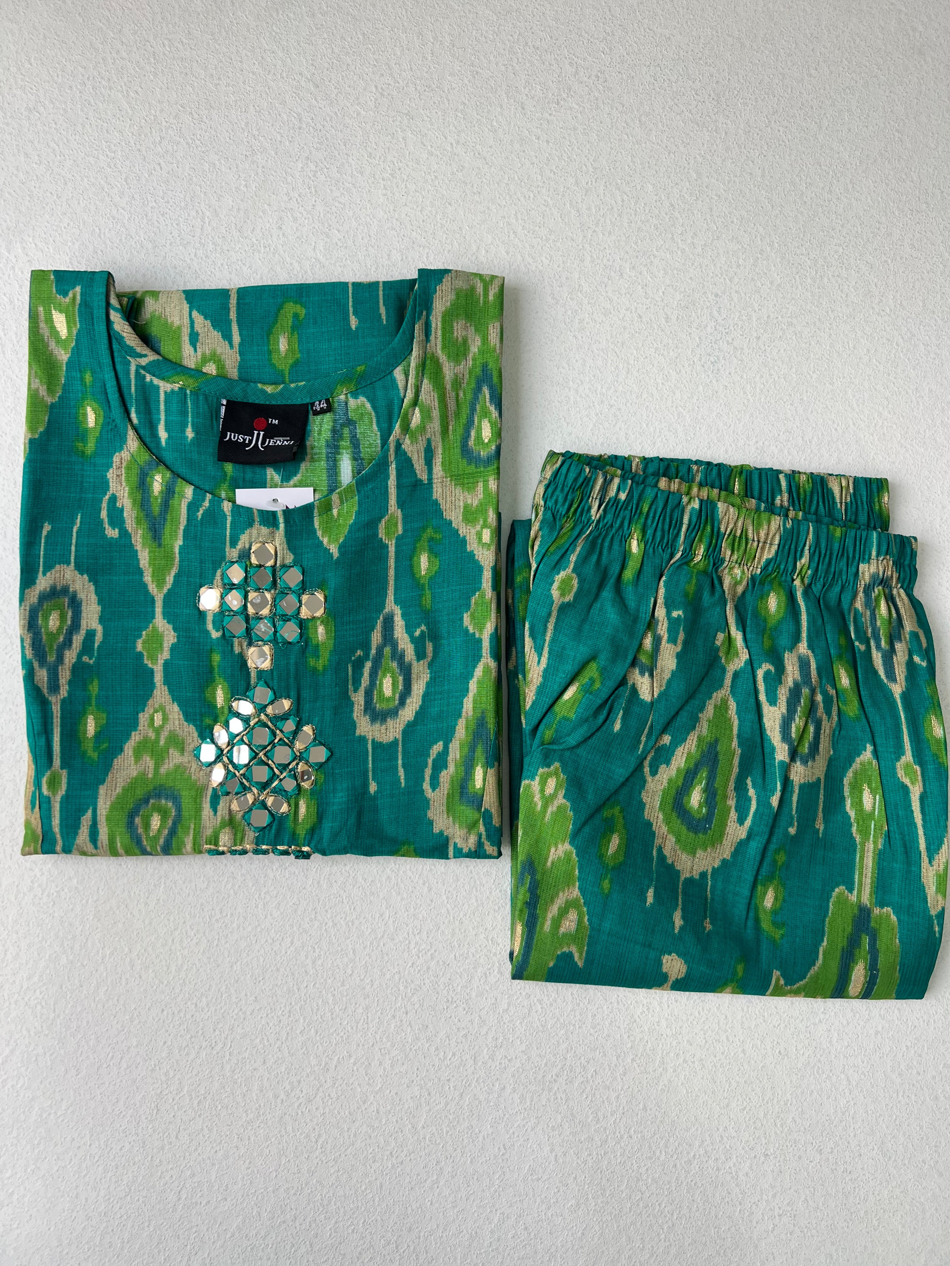 IKKAT KURTI SET - Bloom