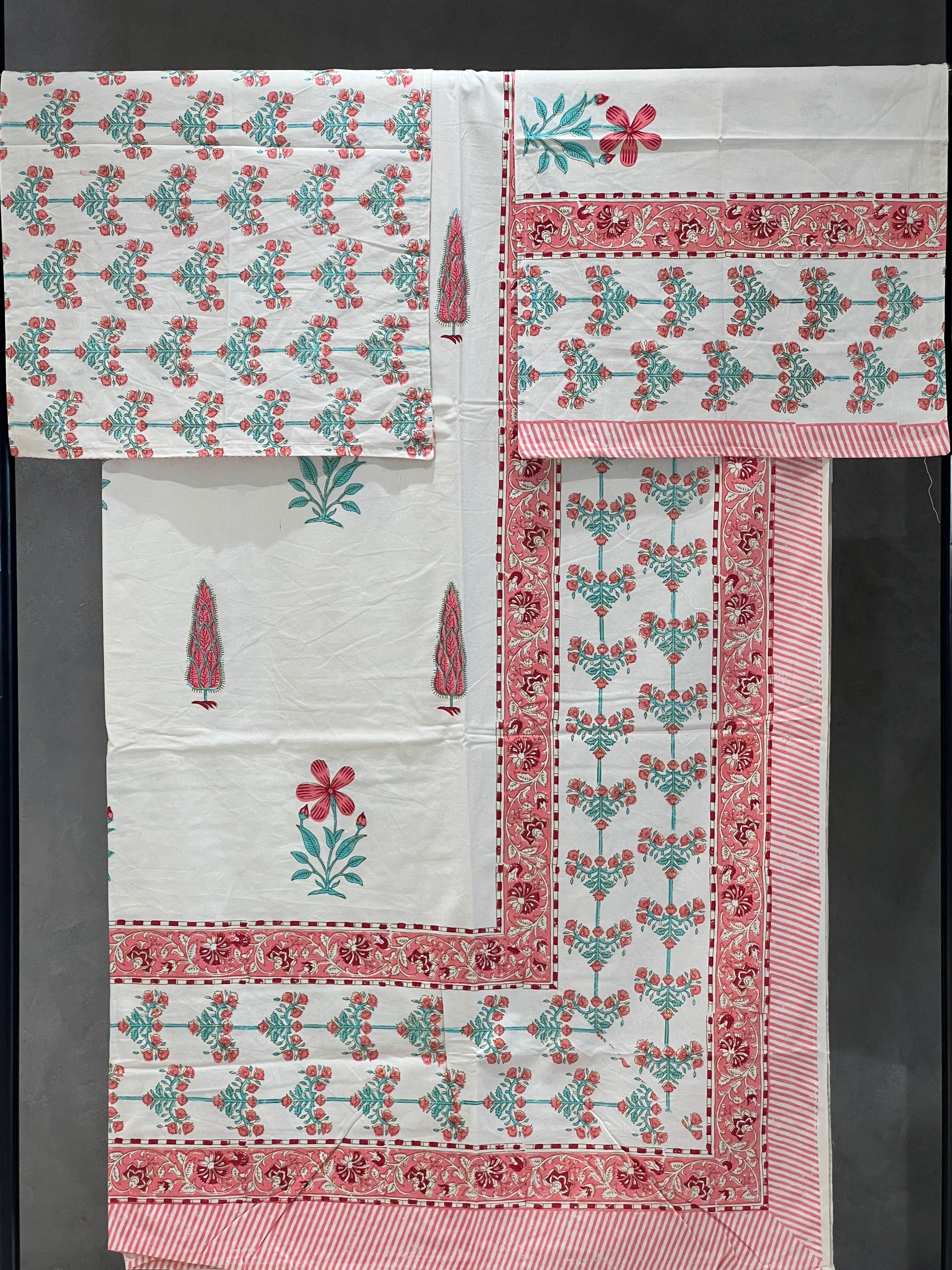 JAIPUR HAND BLOCK PRINTED BEDSPREADS-0.36