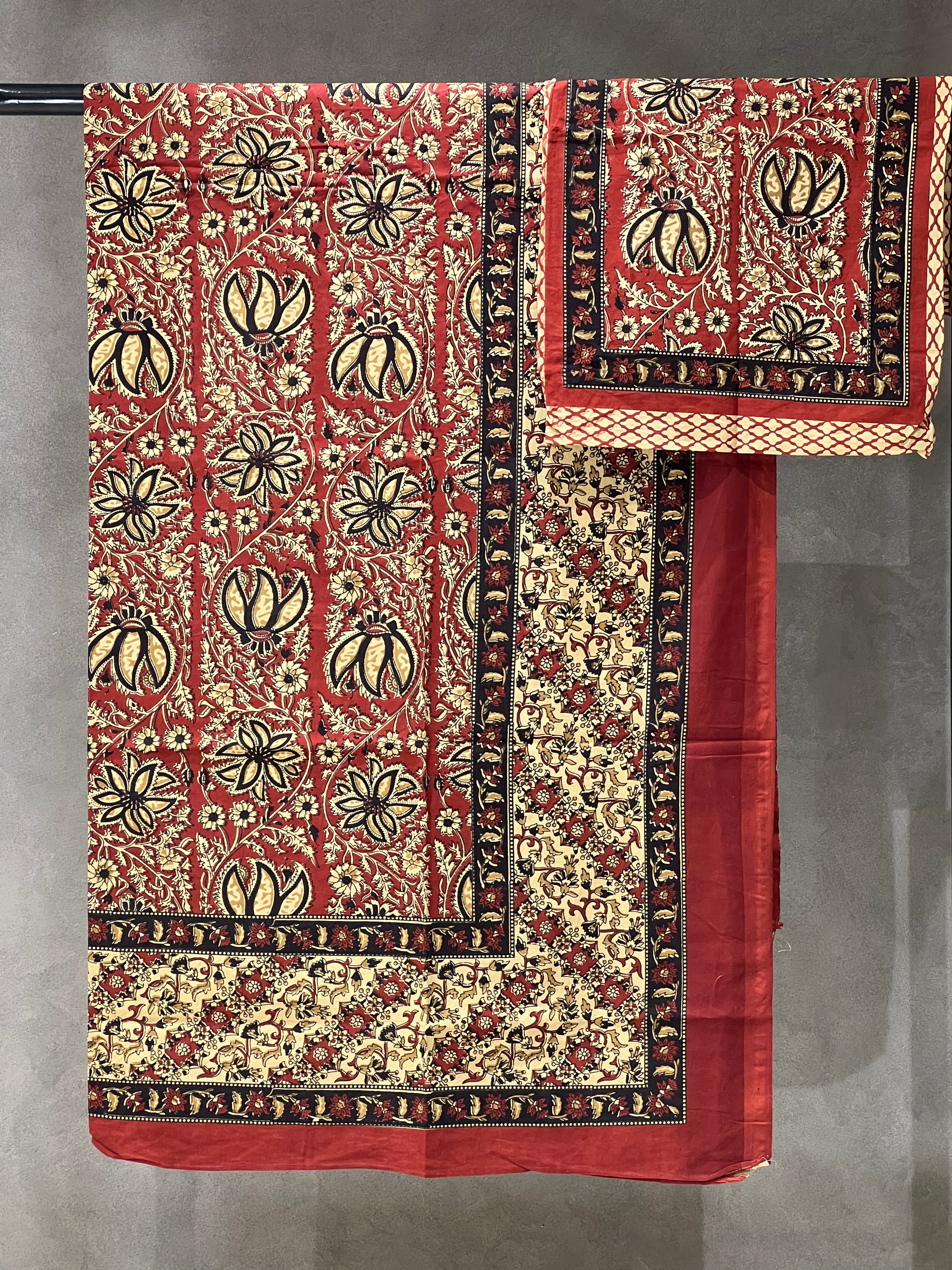 JAIPUR KALAMKARI PRINTED BEDSPREADS-1.4