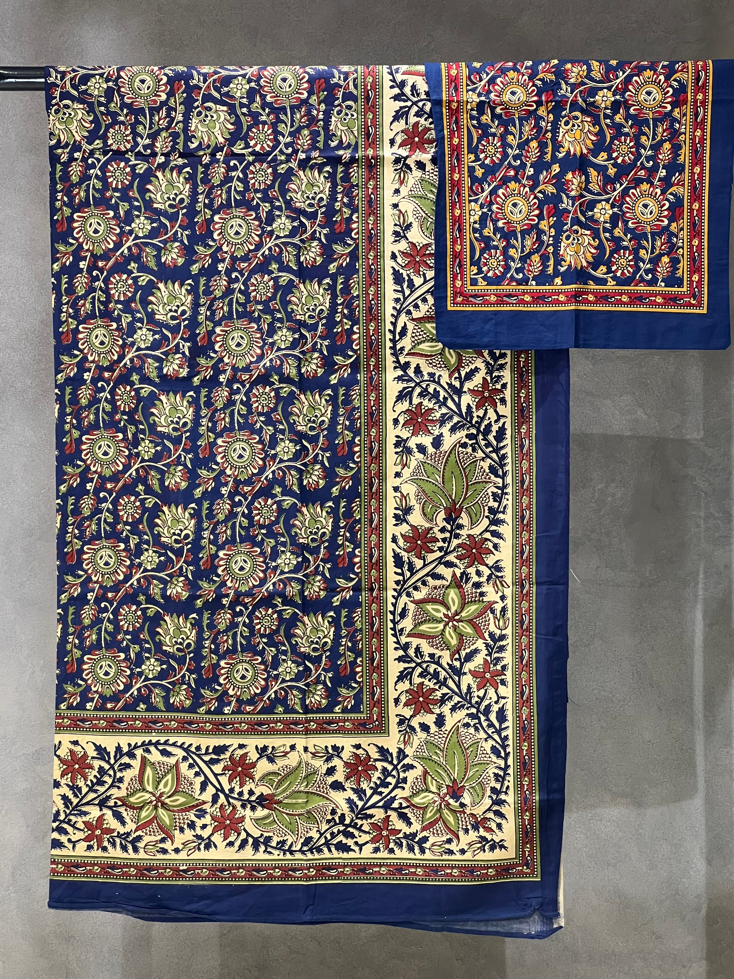 JAIPUR KALAMKARI PRINTED BEDSPREADS-1.0