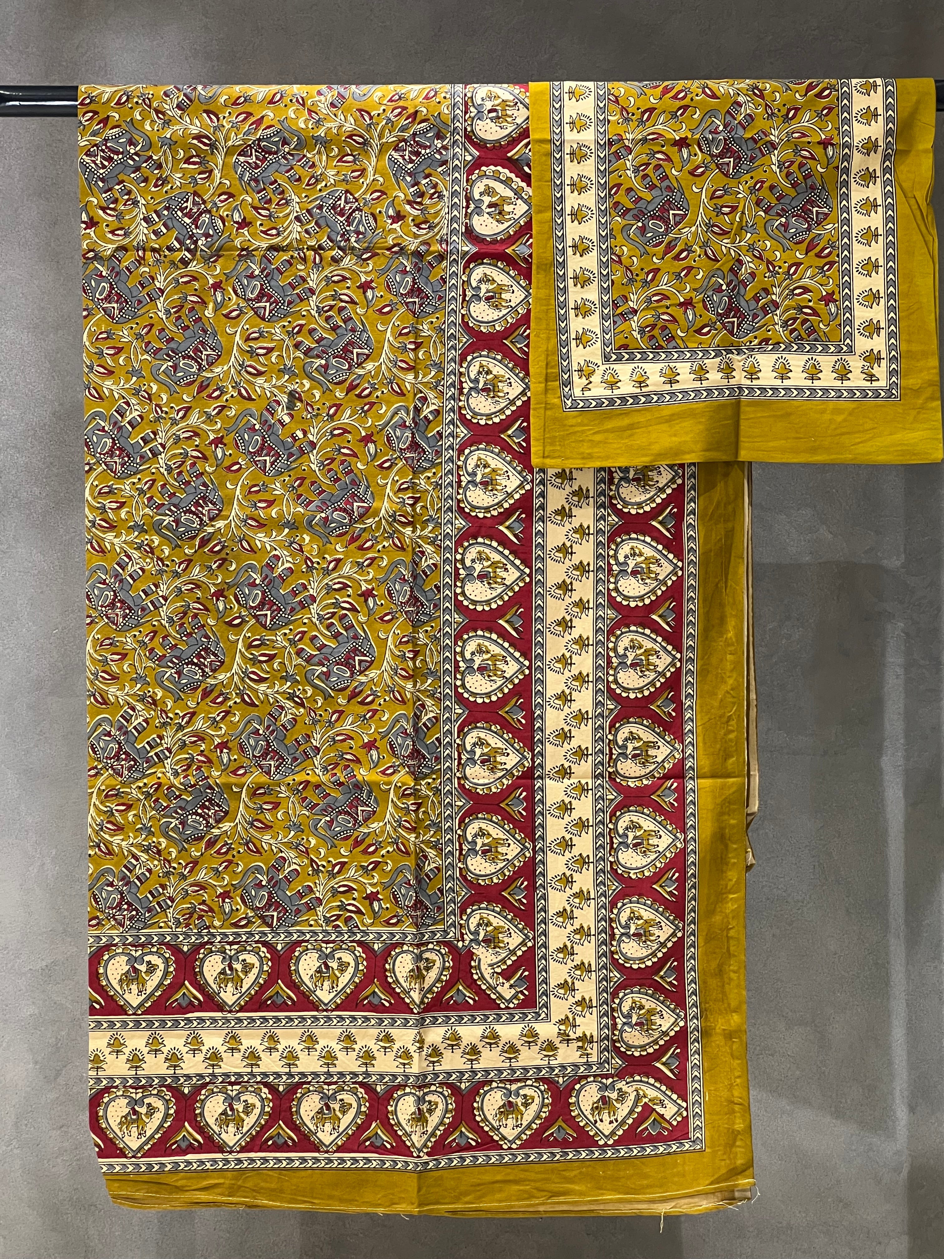 JAIPUR KALAMKARI PRINTED BEDSPREADS-1.25