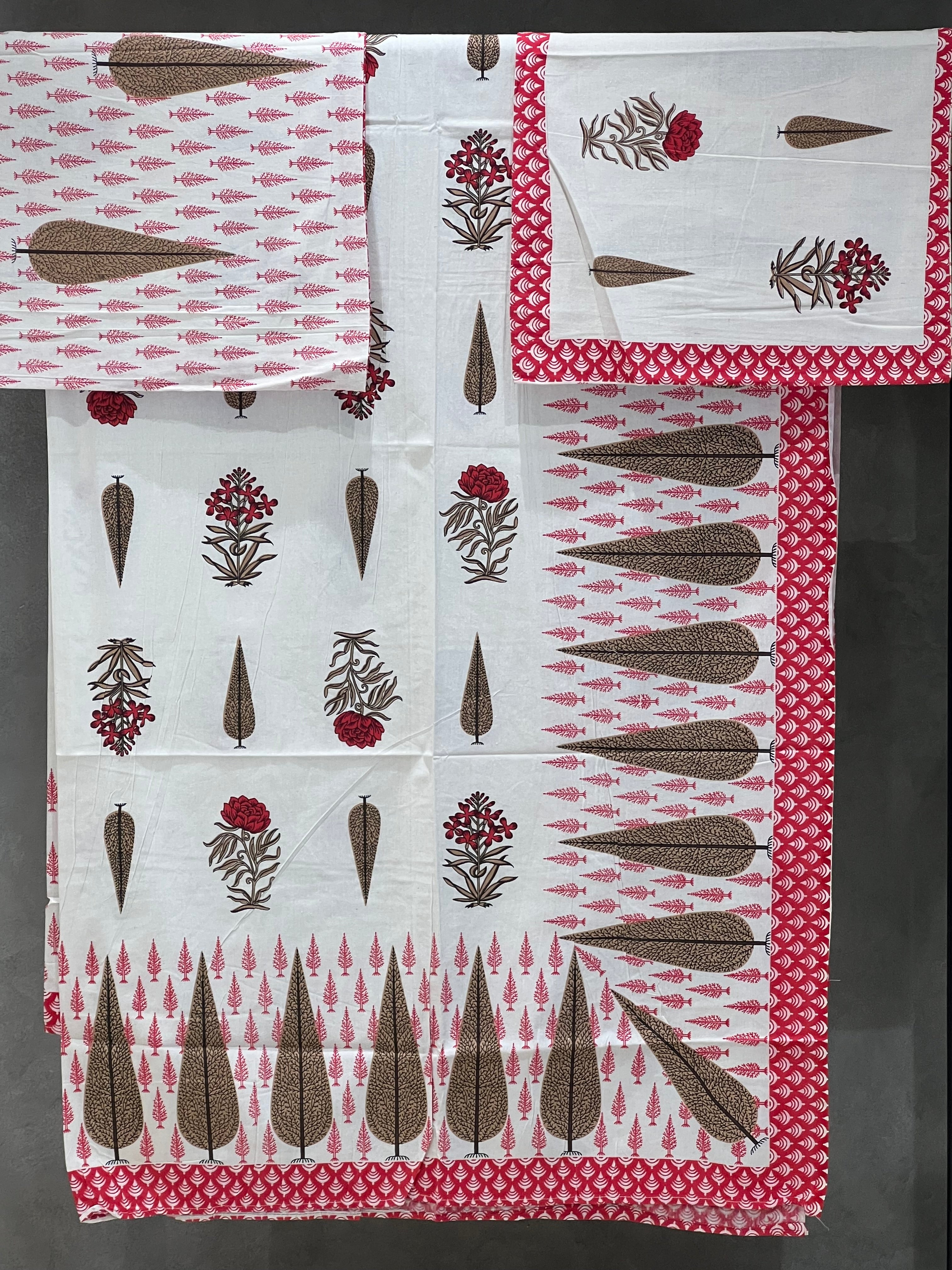 JAIPUR HAND BLOCK PRINTED BEDSPREADS-0.8