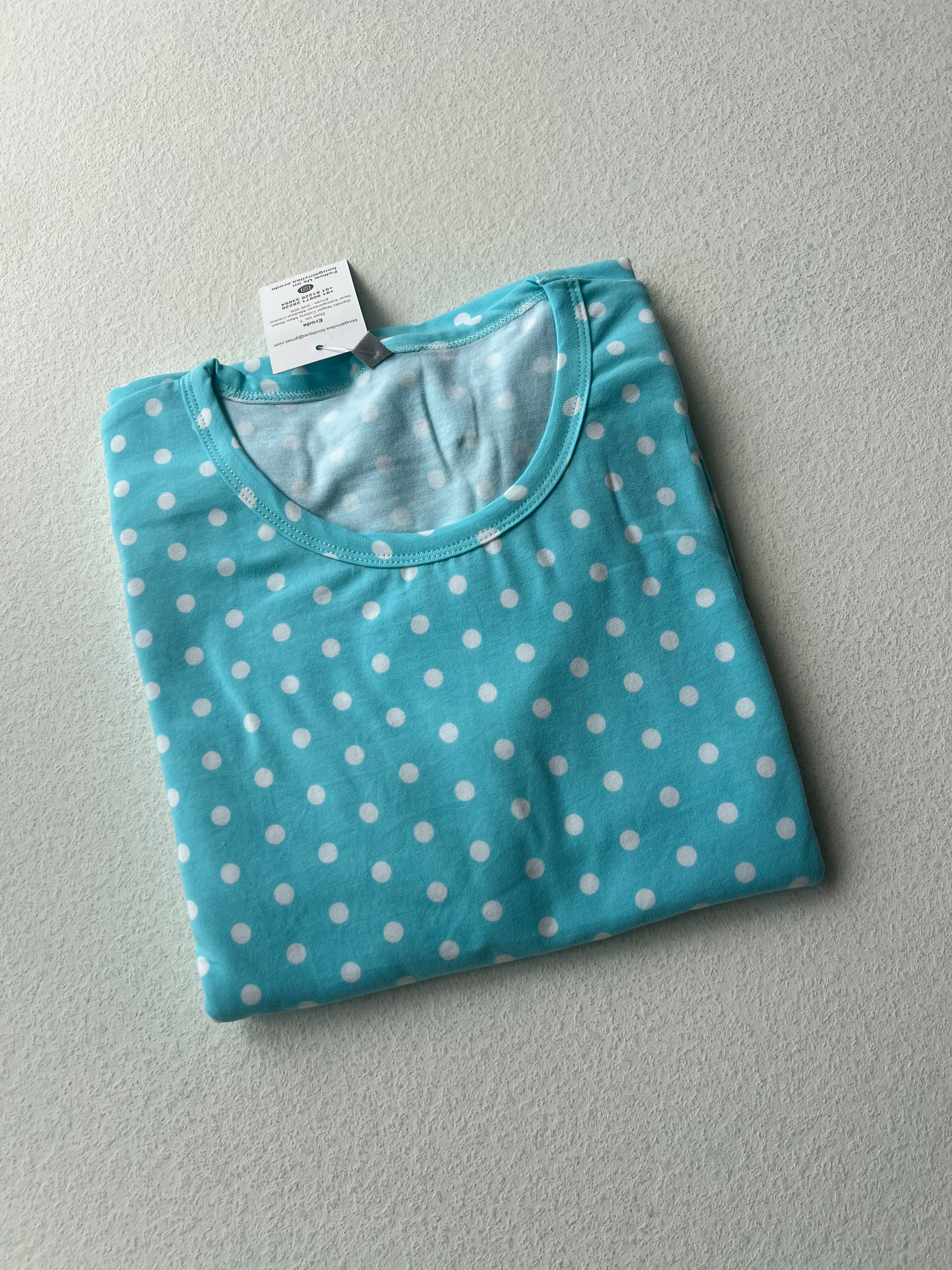 BLUE POLKA