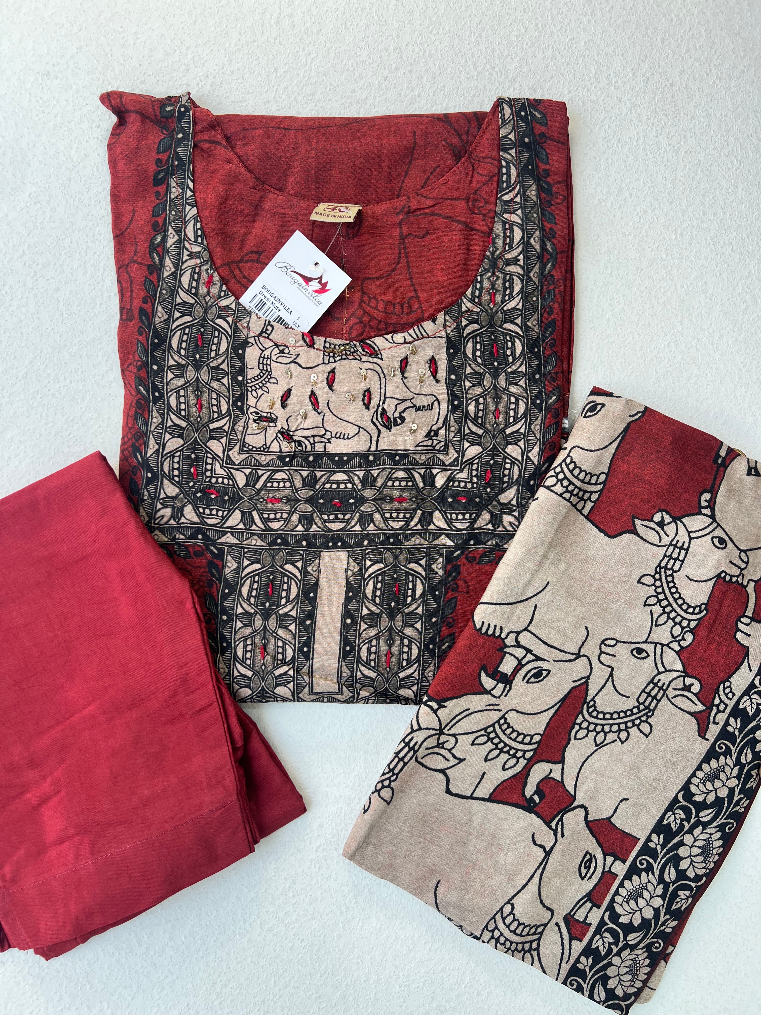 MUSLIN SUITS - PICHWAI DUPATTA