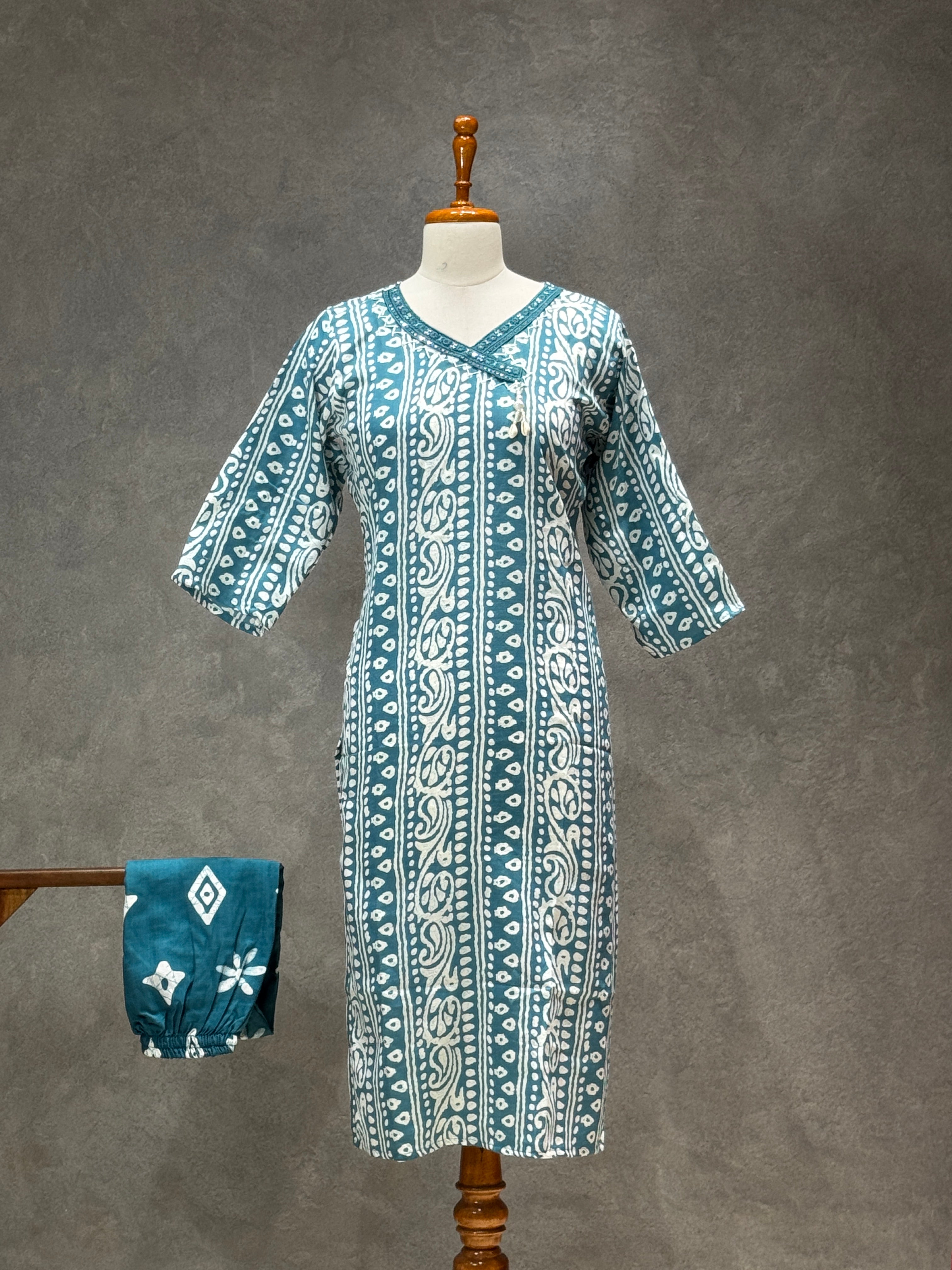 SALWAR SETS (MIST BLUE)