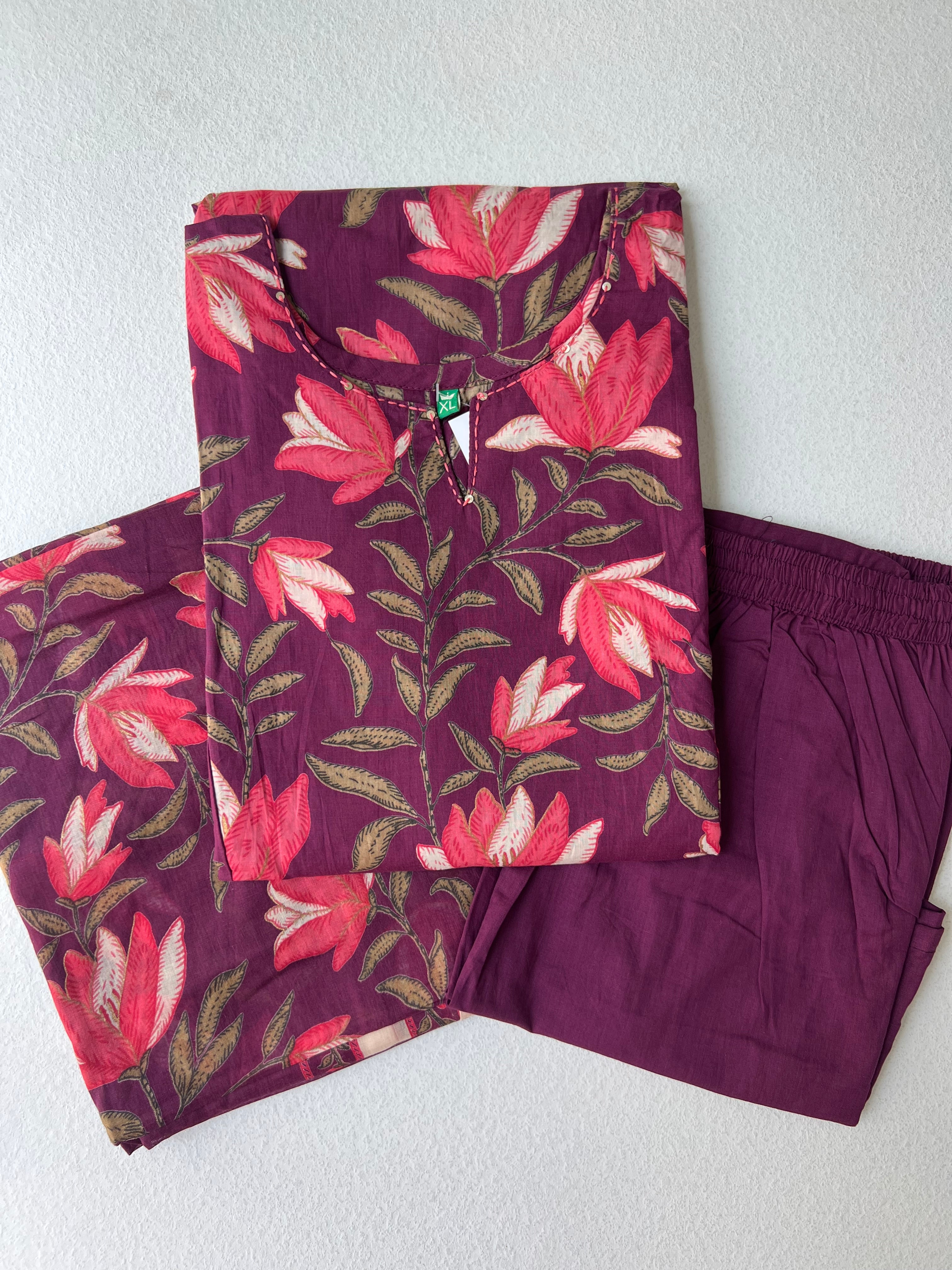 KURINJI FLOWER COTTON SETS 1.1