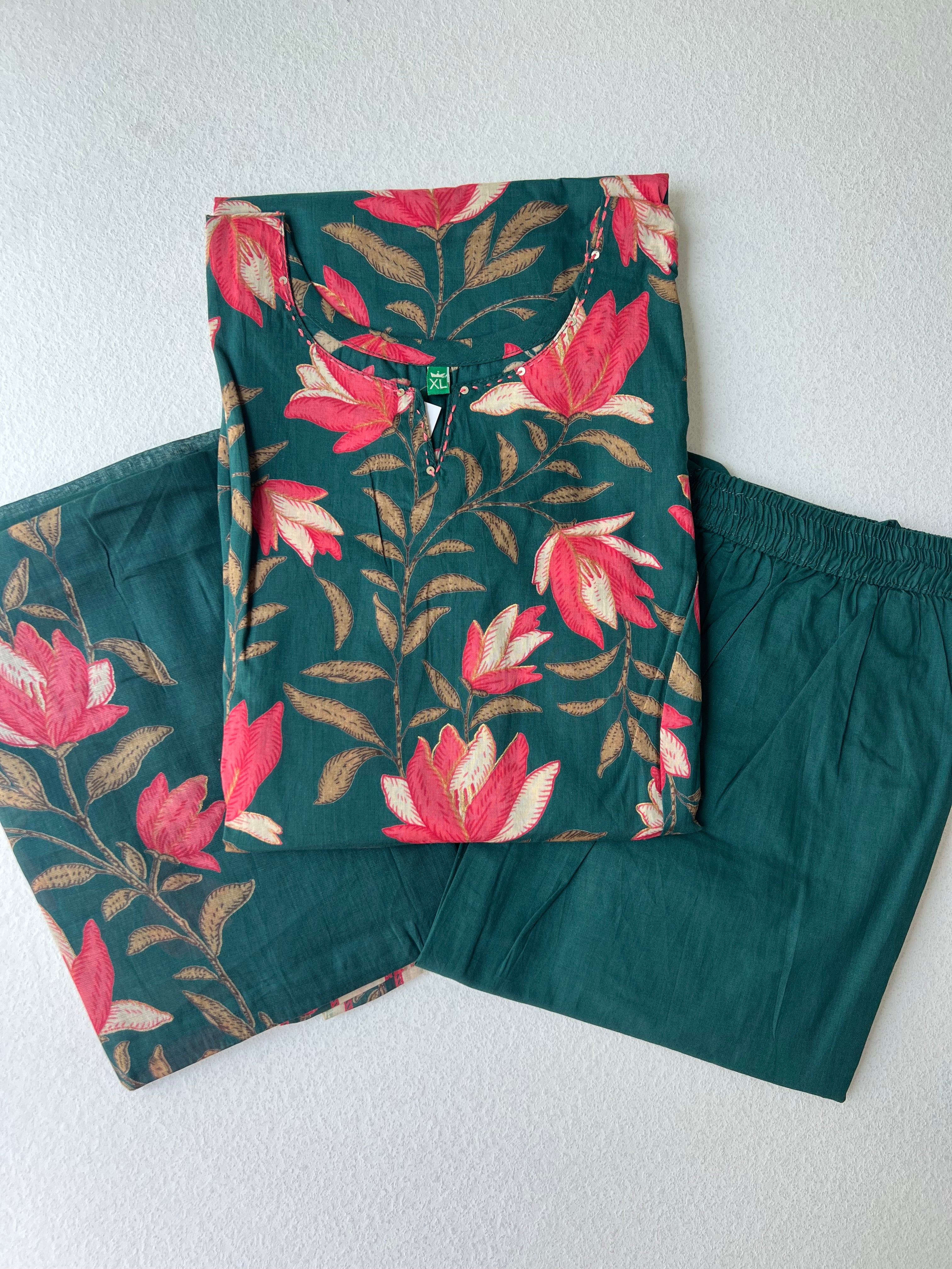 KURINJI FLOWER COTTON SETS 1.0