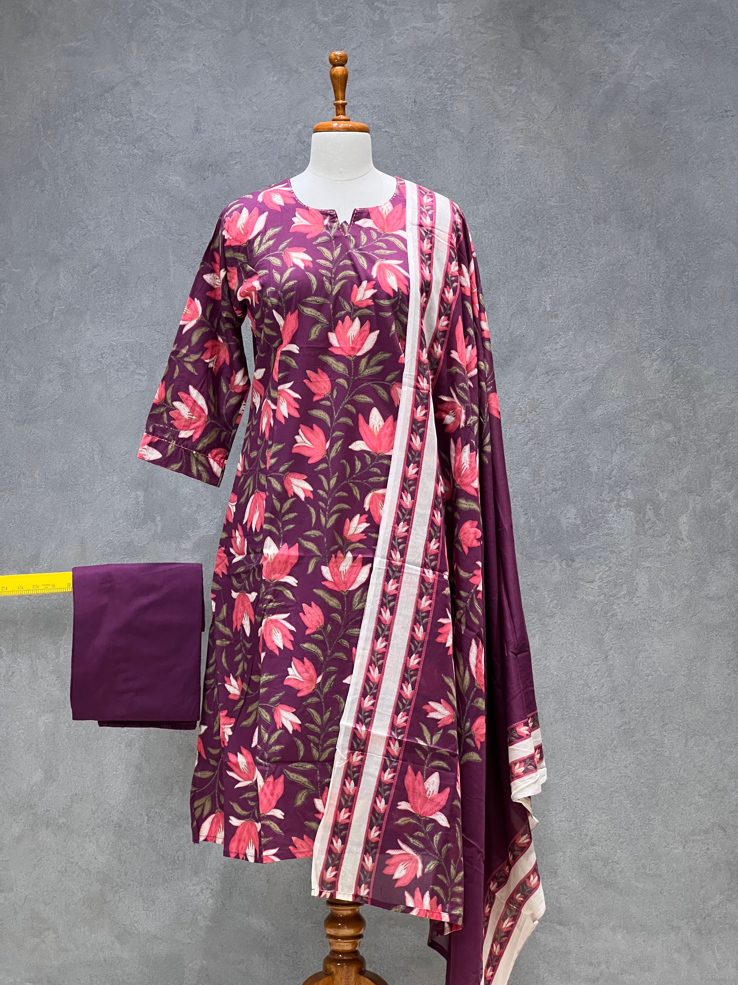 KURINJI FLOWER COTTON SETS 1.1
