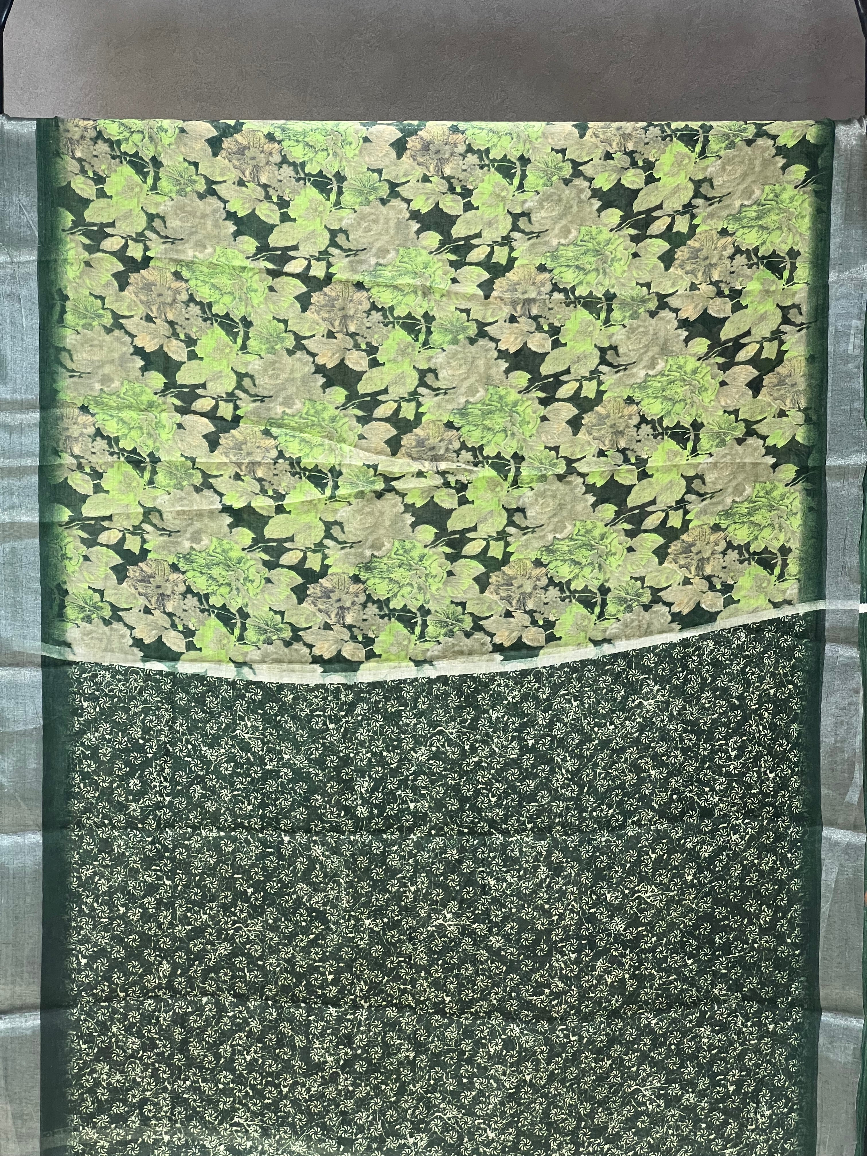 SEMI LINEN SAREE - 6202