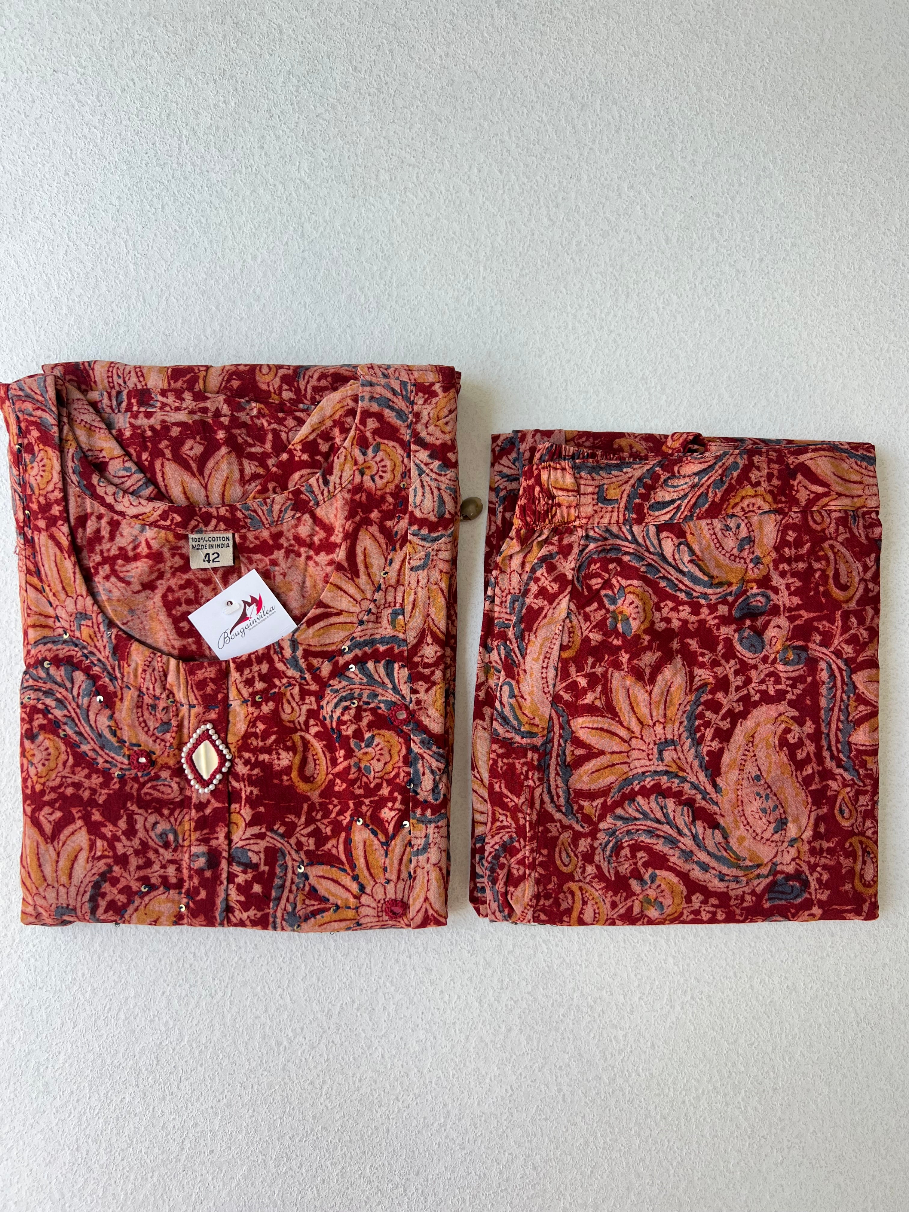 KALAMKARI KURTI SETS  0.3