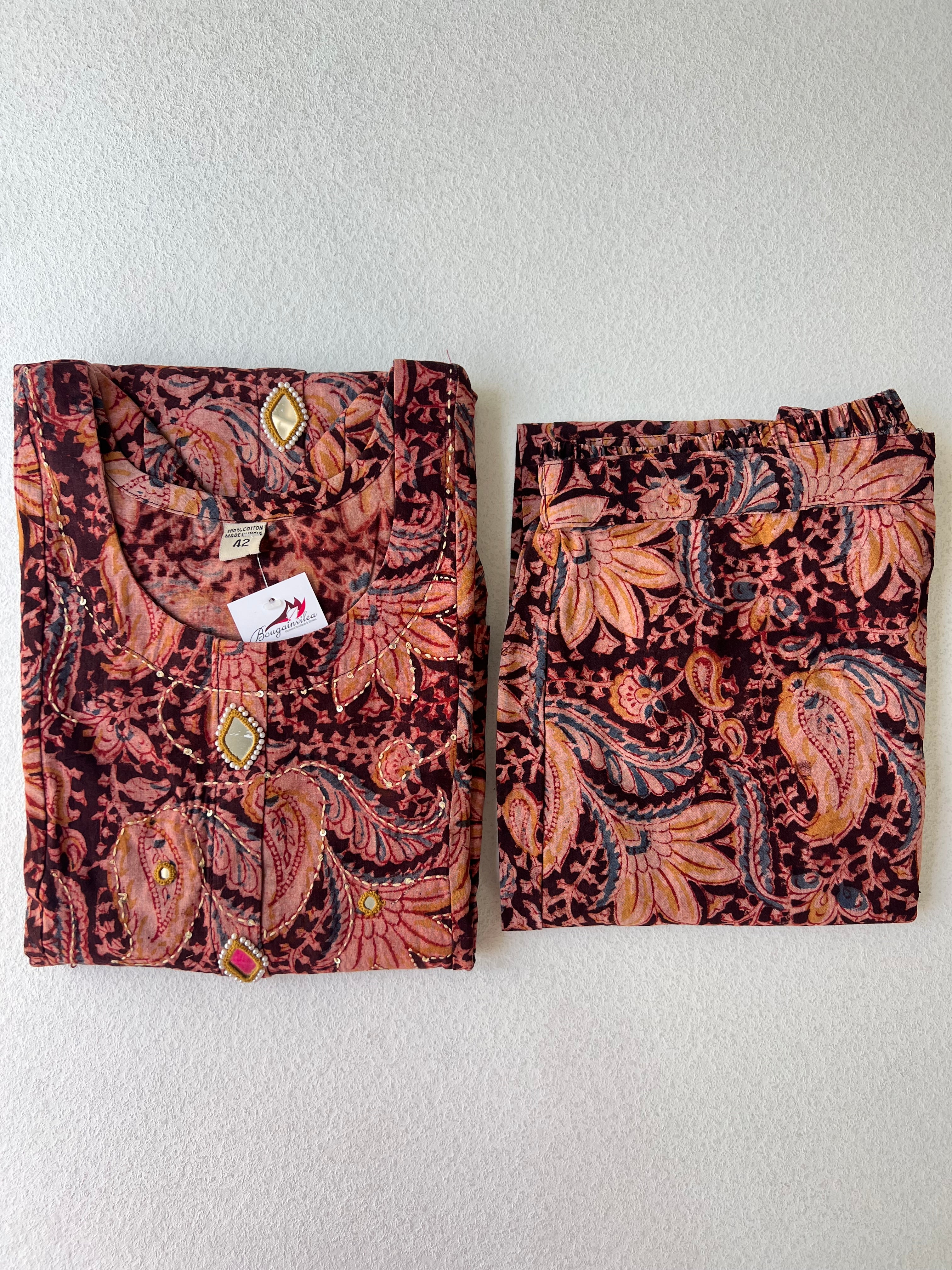 KALAMKARI KURTI SETS 0.7