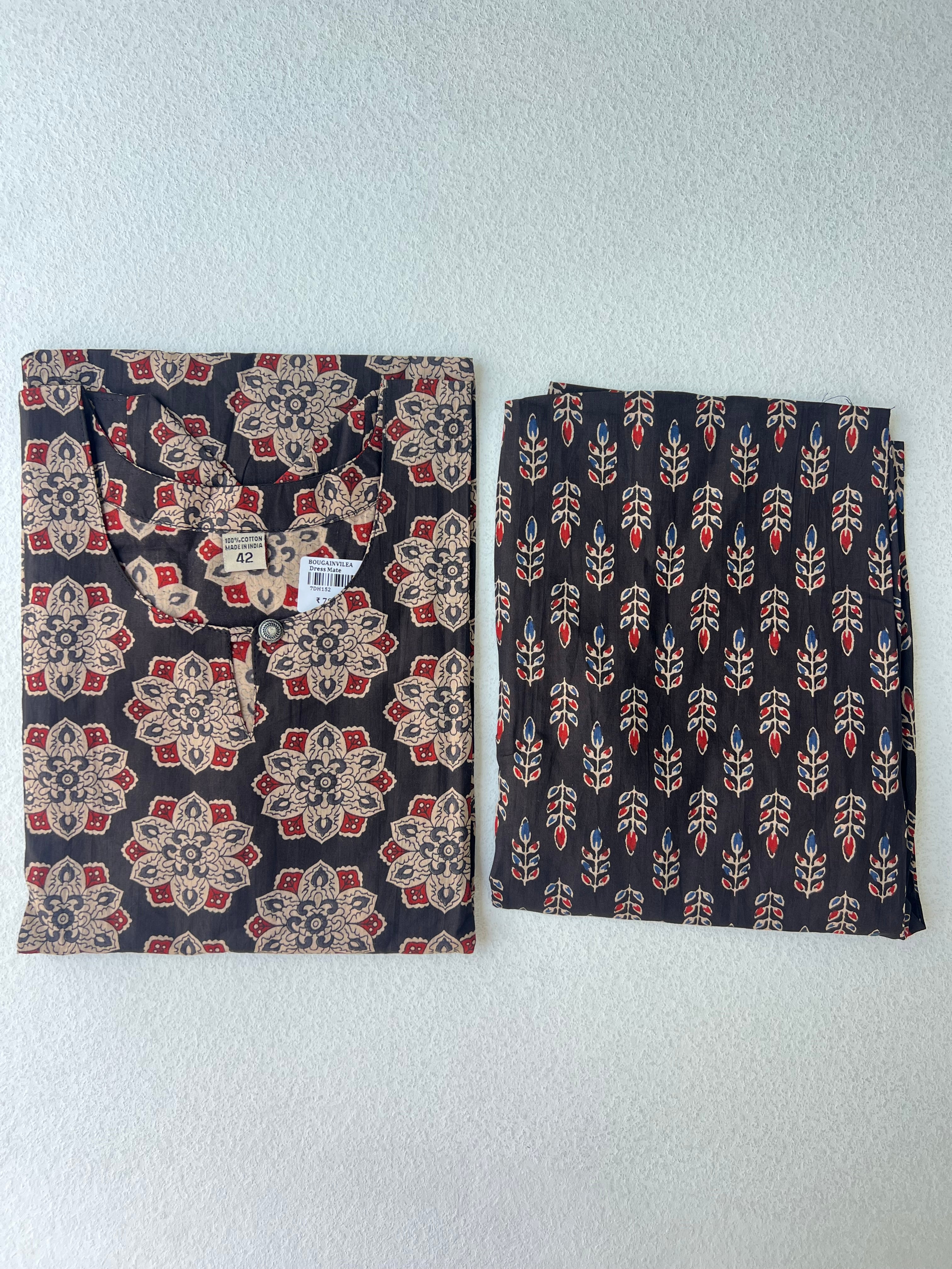 COTTON KURTHA SET 1.3