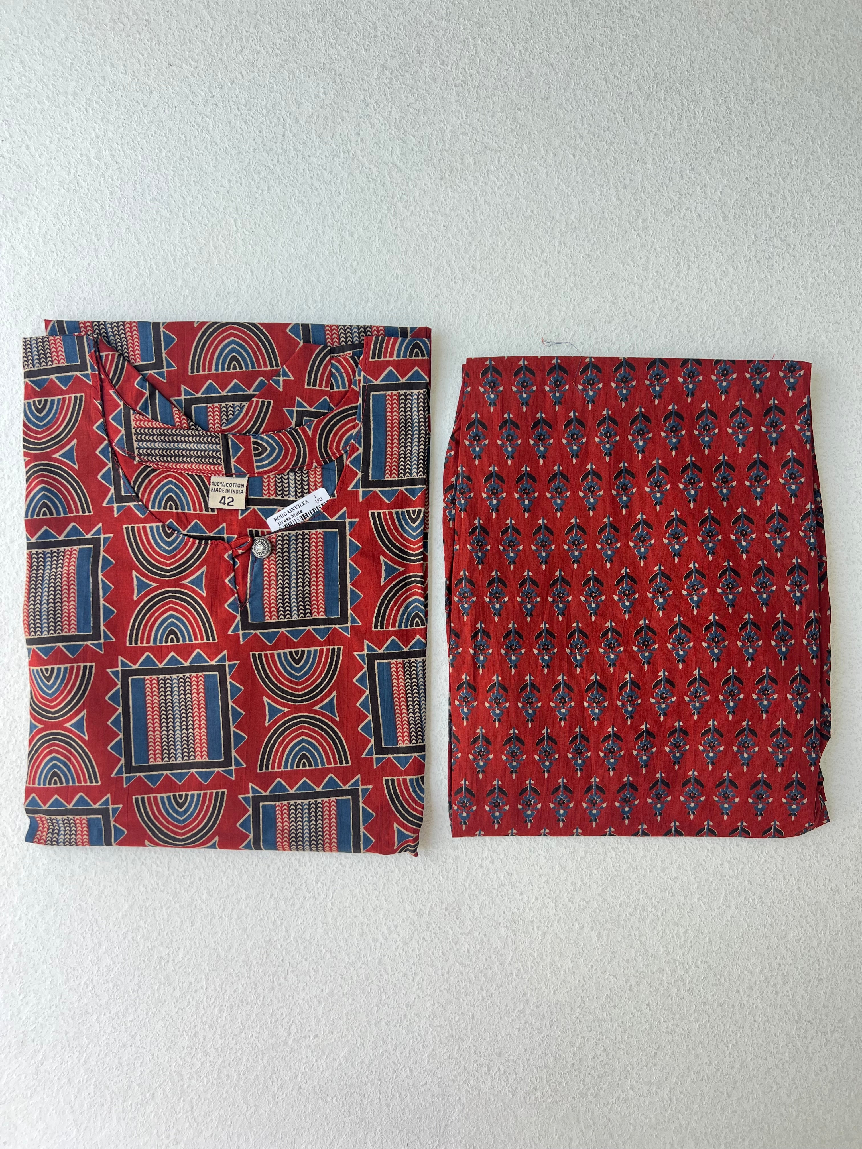 COTTON KURTHA SET 1.8