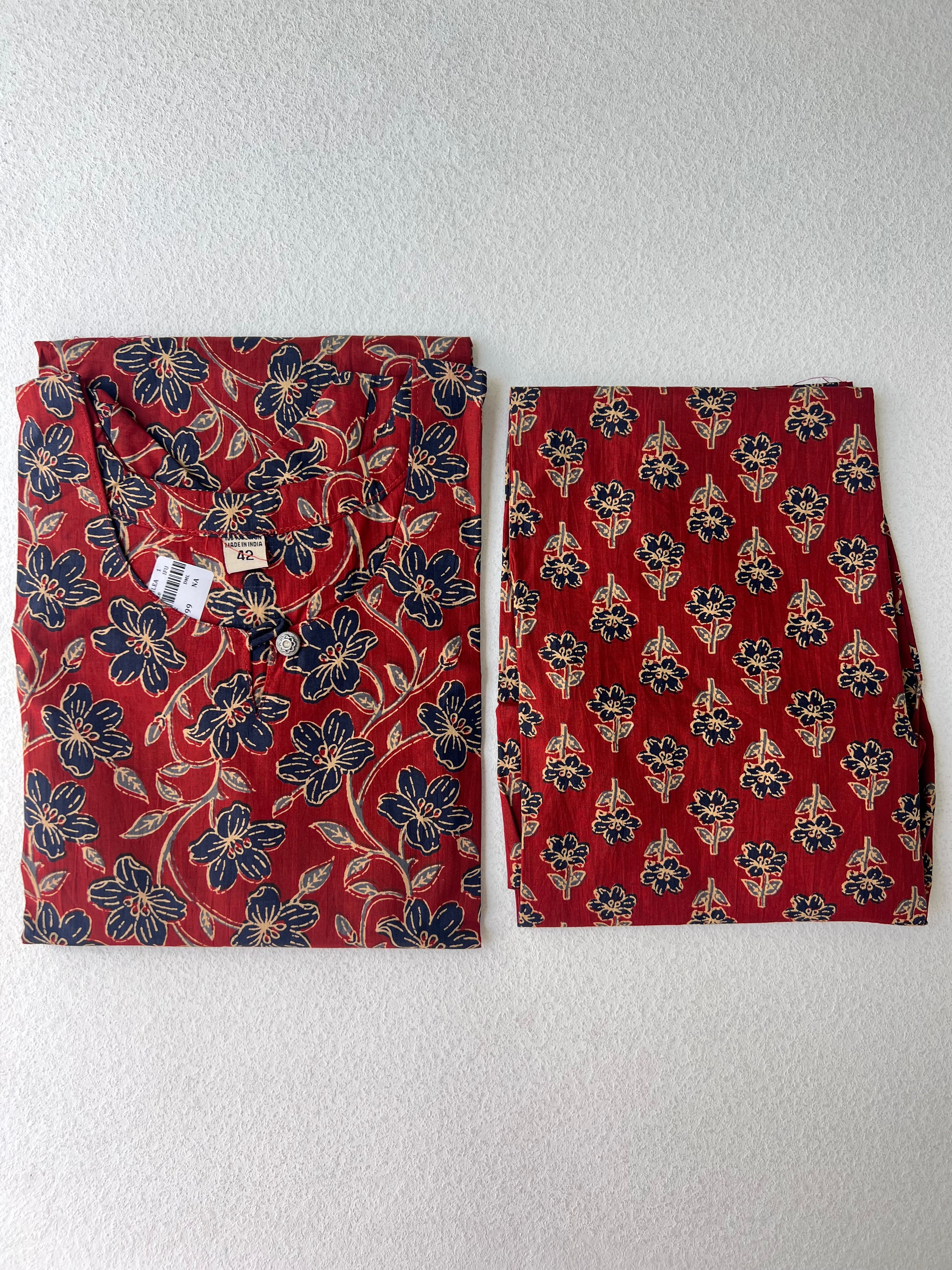 COTTON KURTHA SET 1.9