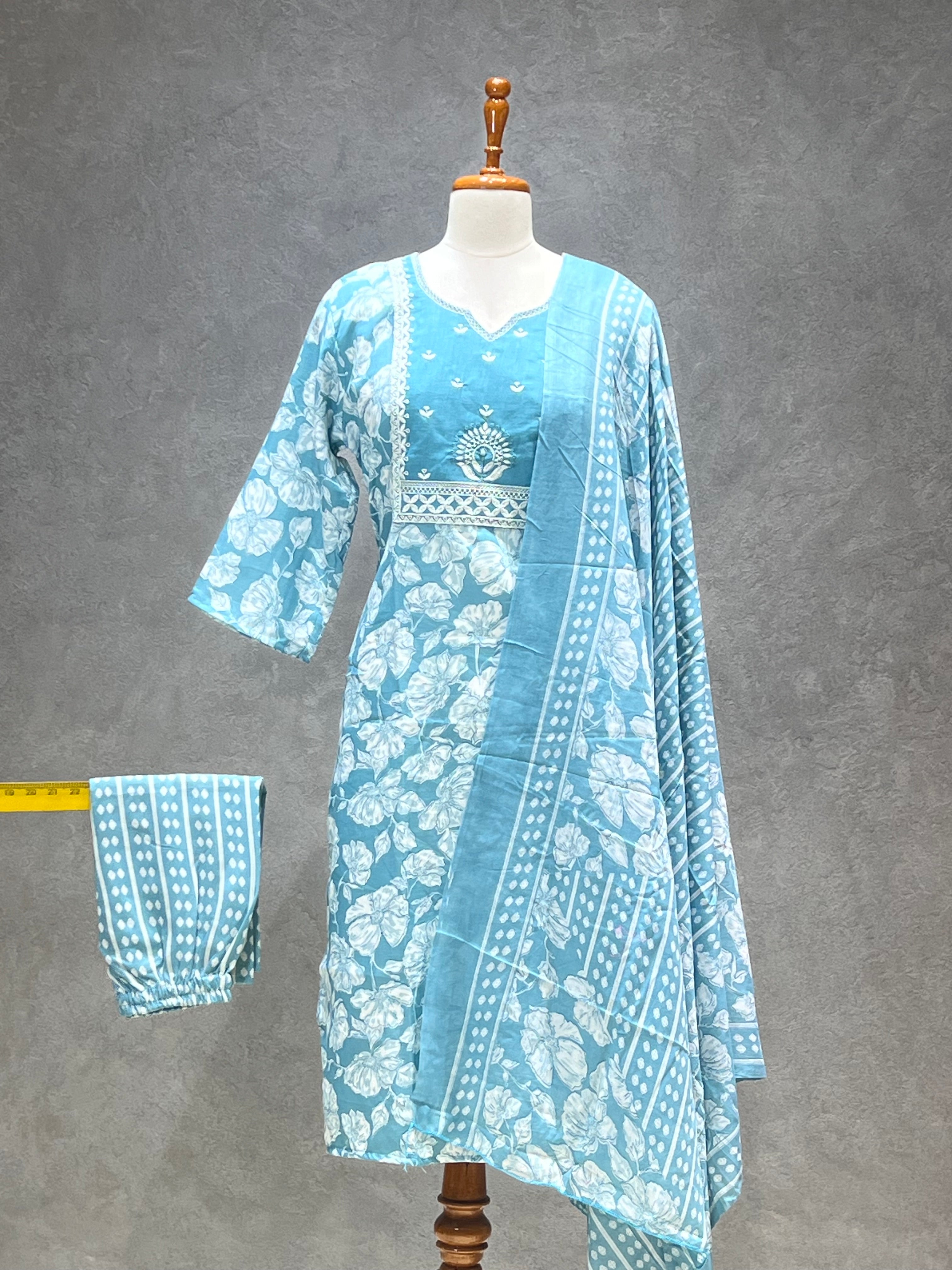 SALWAR SET BLUE