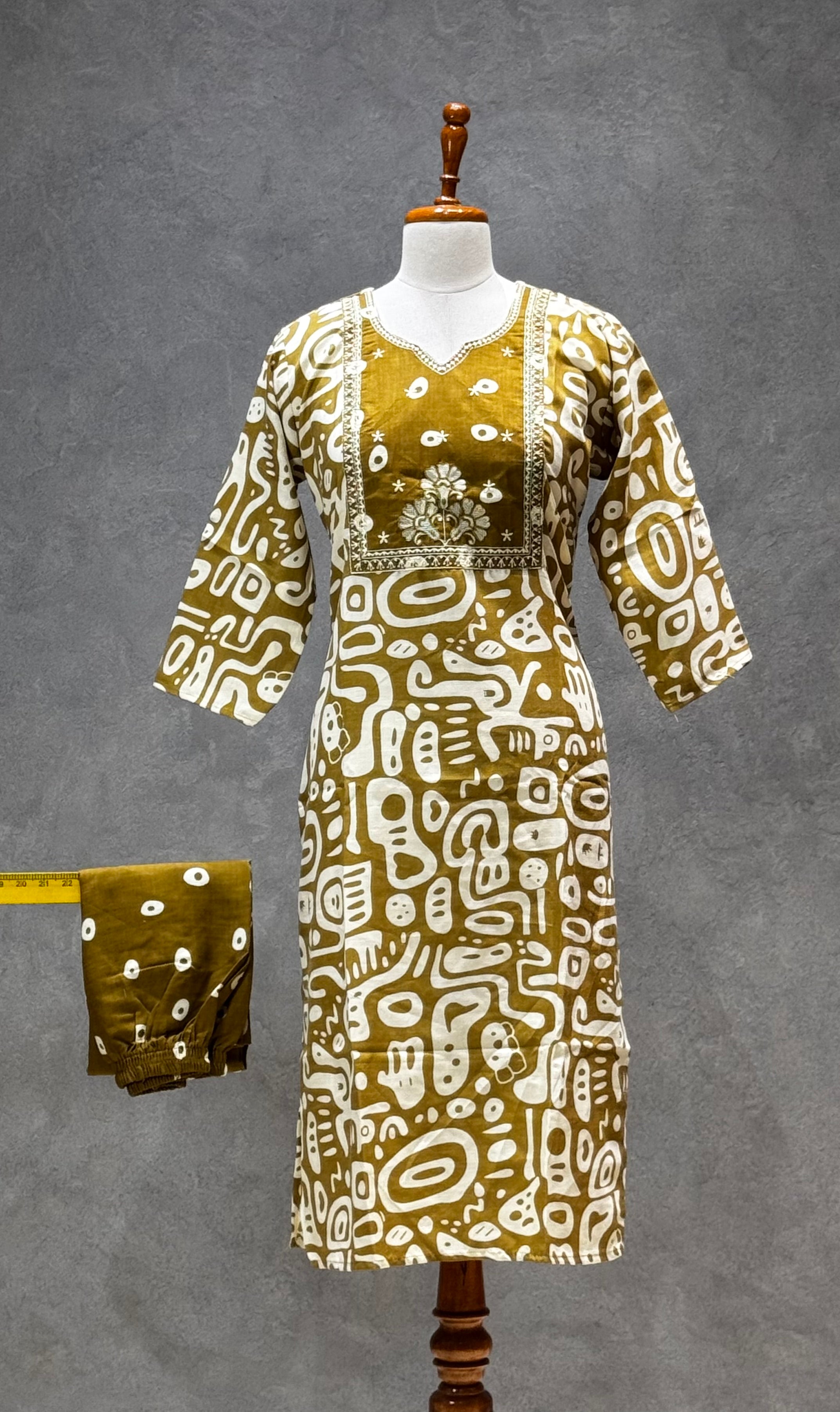 SALWAR SET MUSTARD