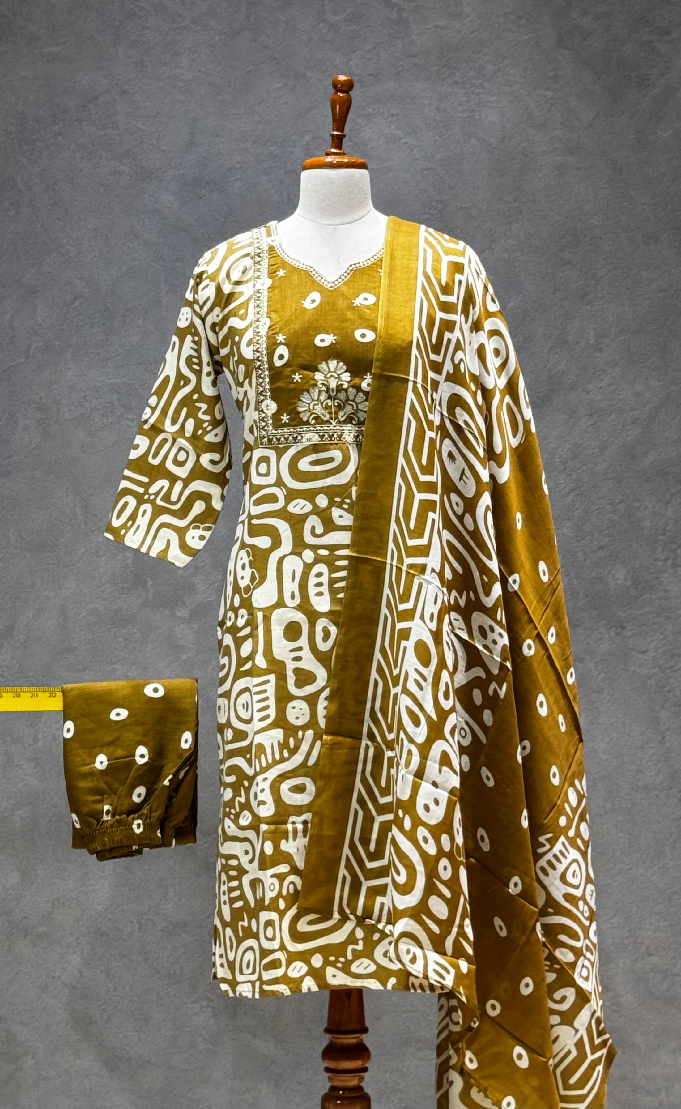 SALWAR SET MUSTARD