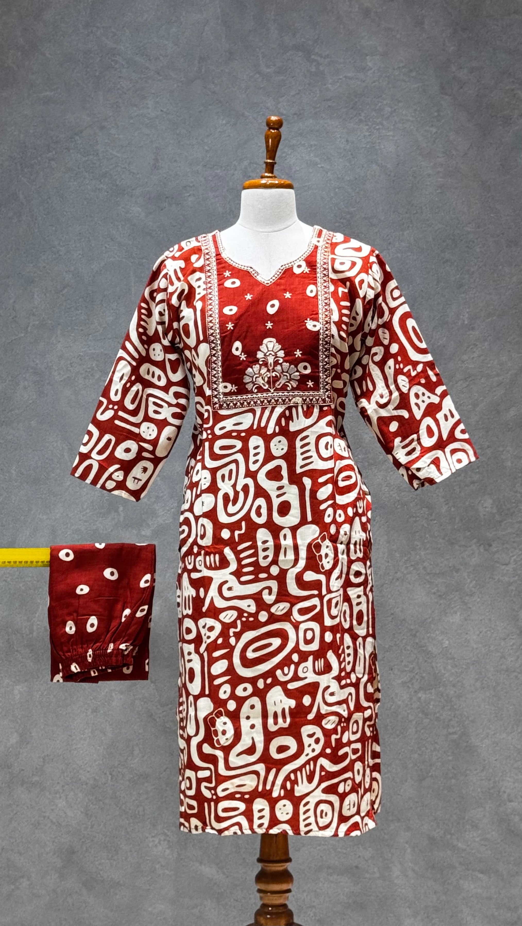SALWAR SET ORANGE