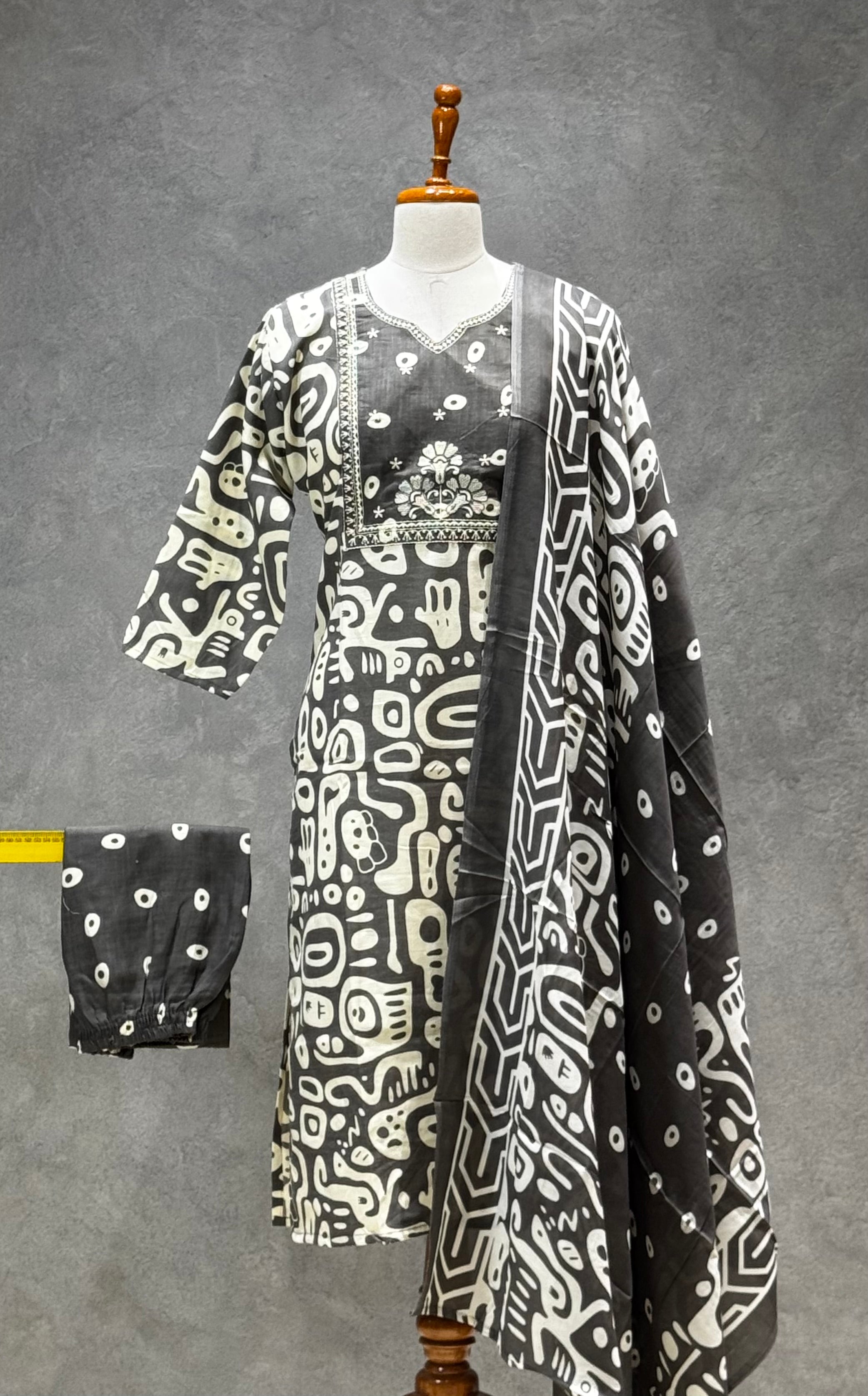 SALWAR SET GREY