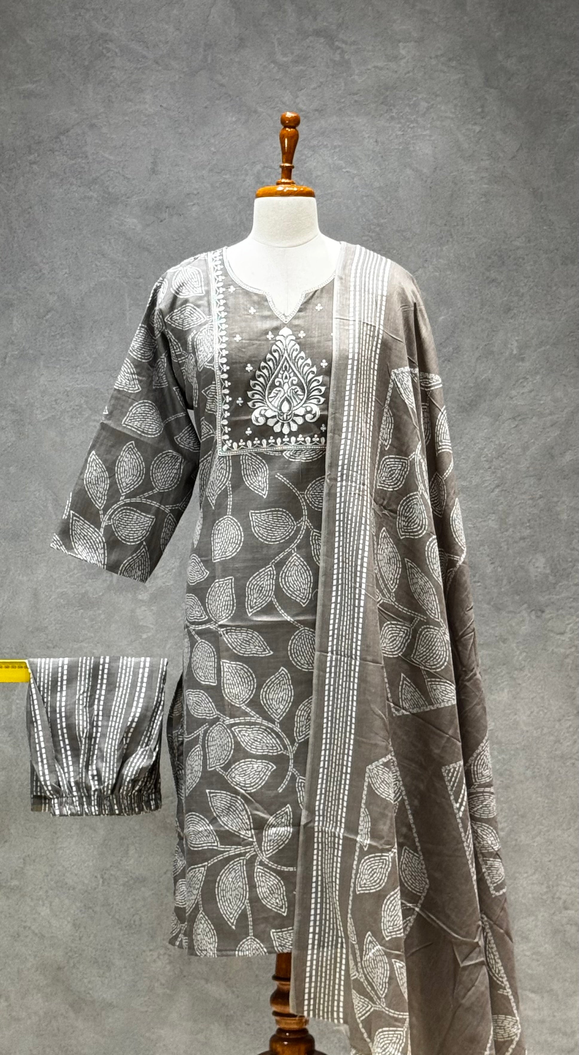 SALWAR SET GREY