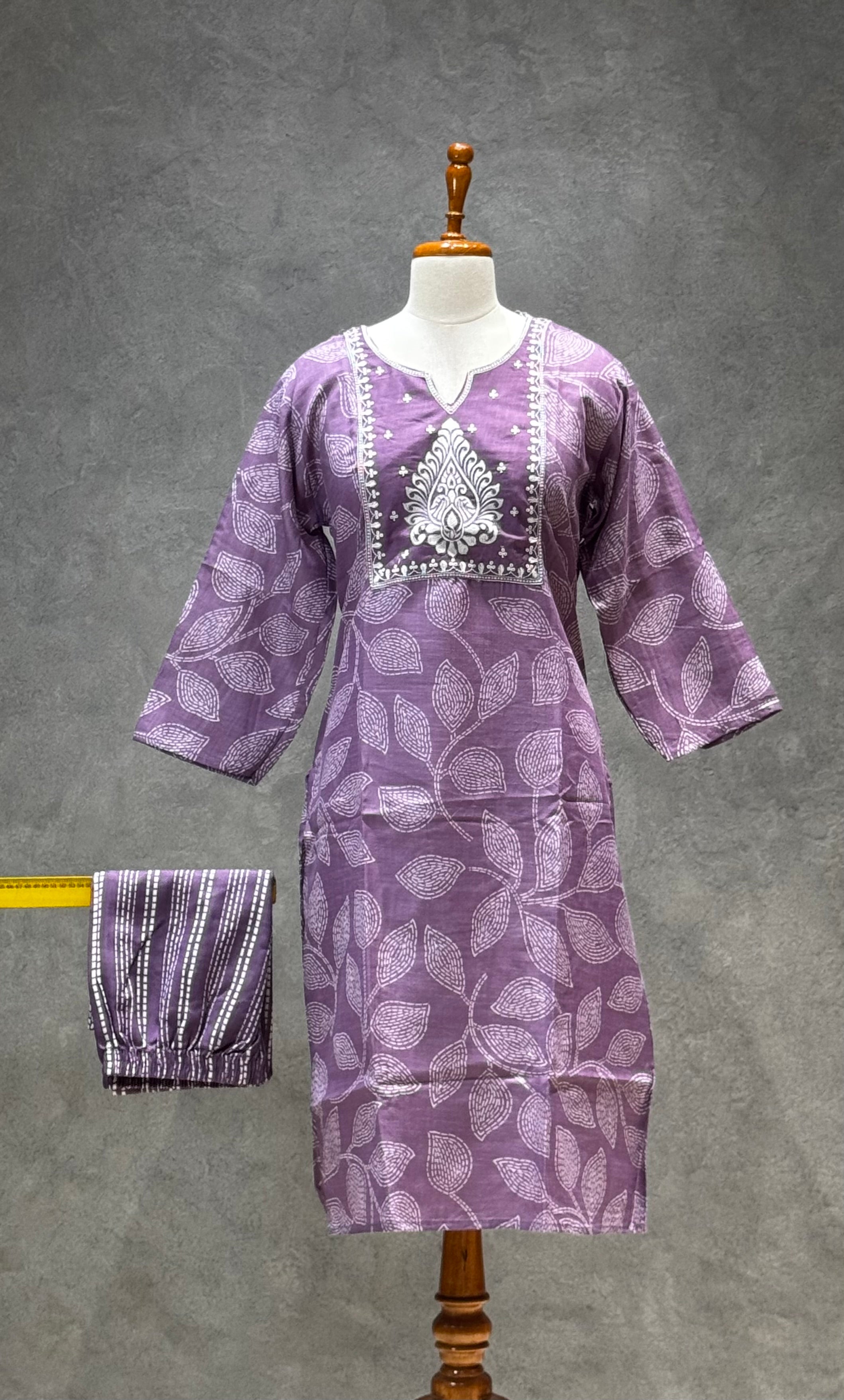 SALWAR SET PURPLE