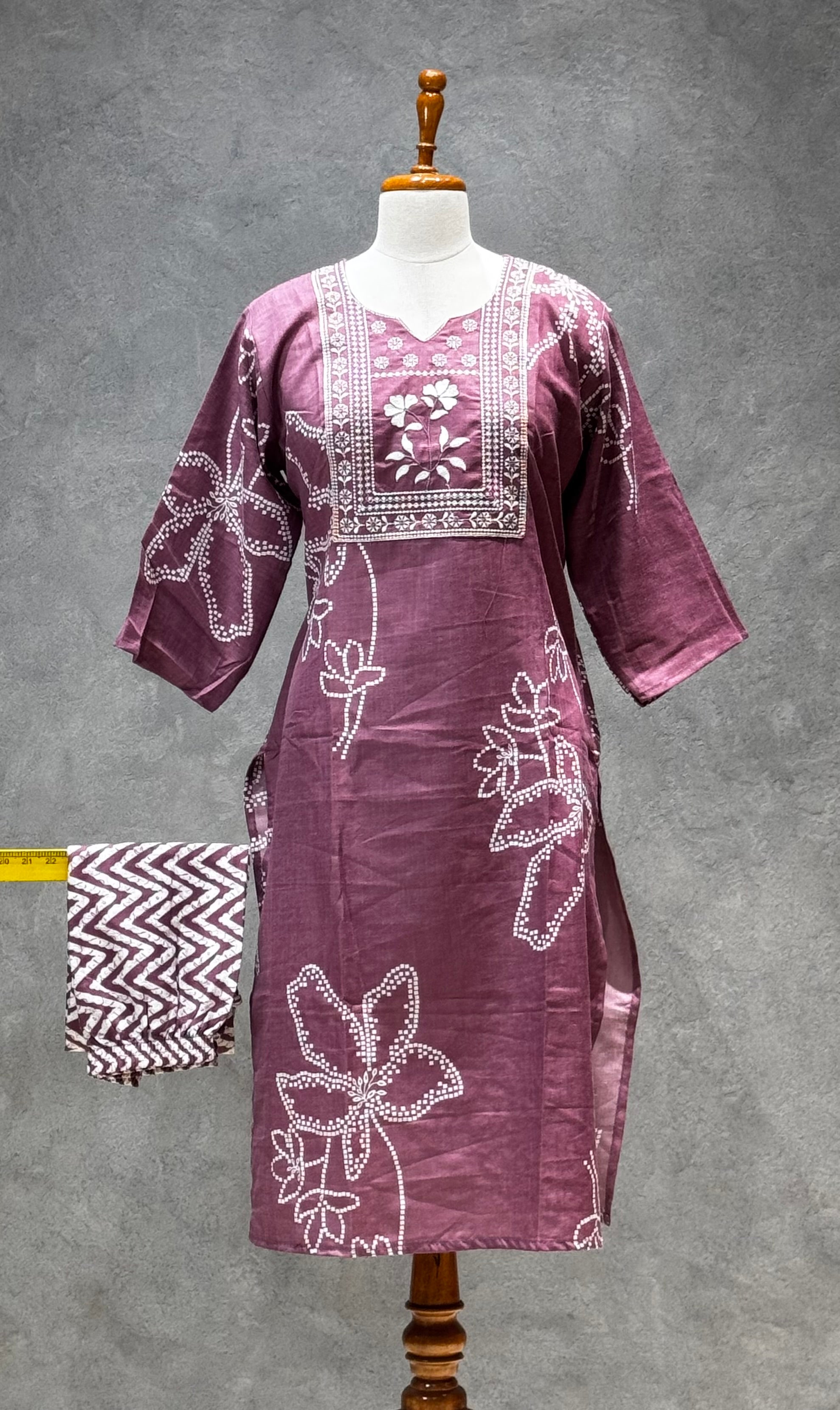 SALWAR SET PURPLE