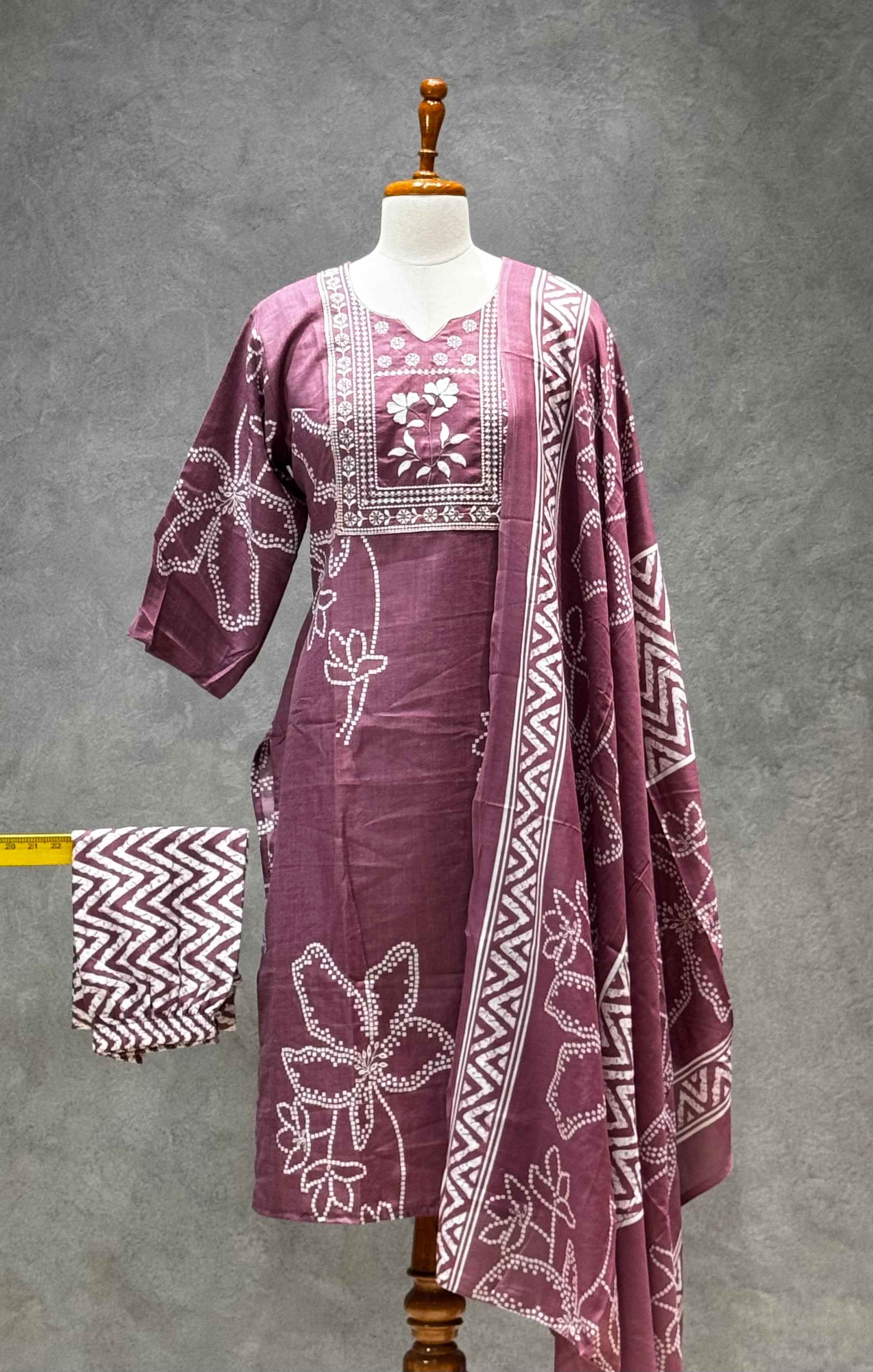 SALWAR SET PURPLE