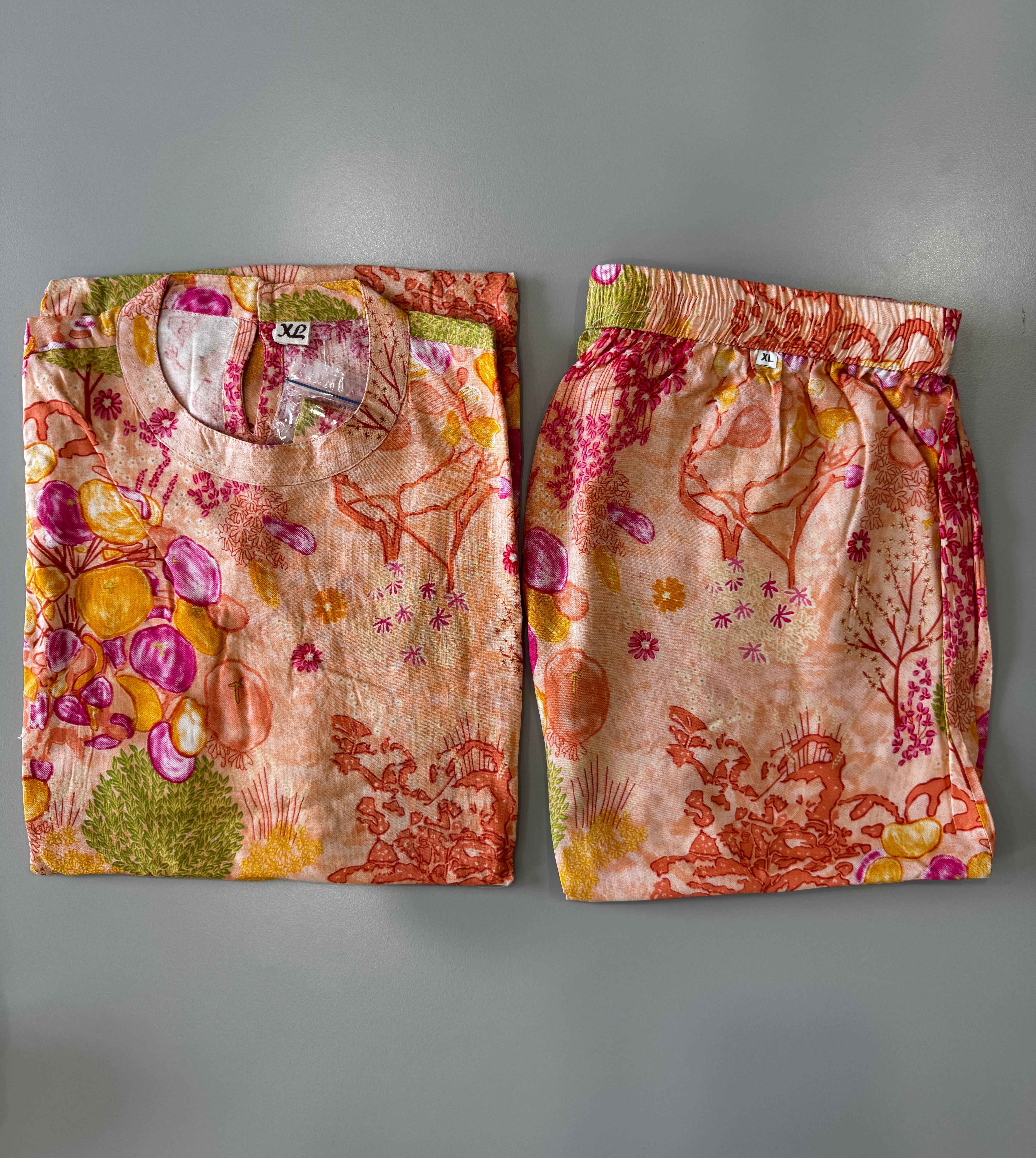 CASUAL WEAR CO-ORD SETS(ORANGE)