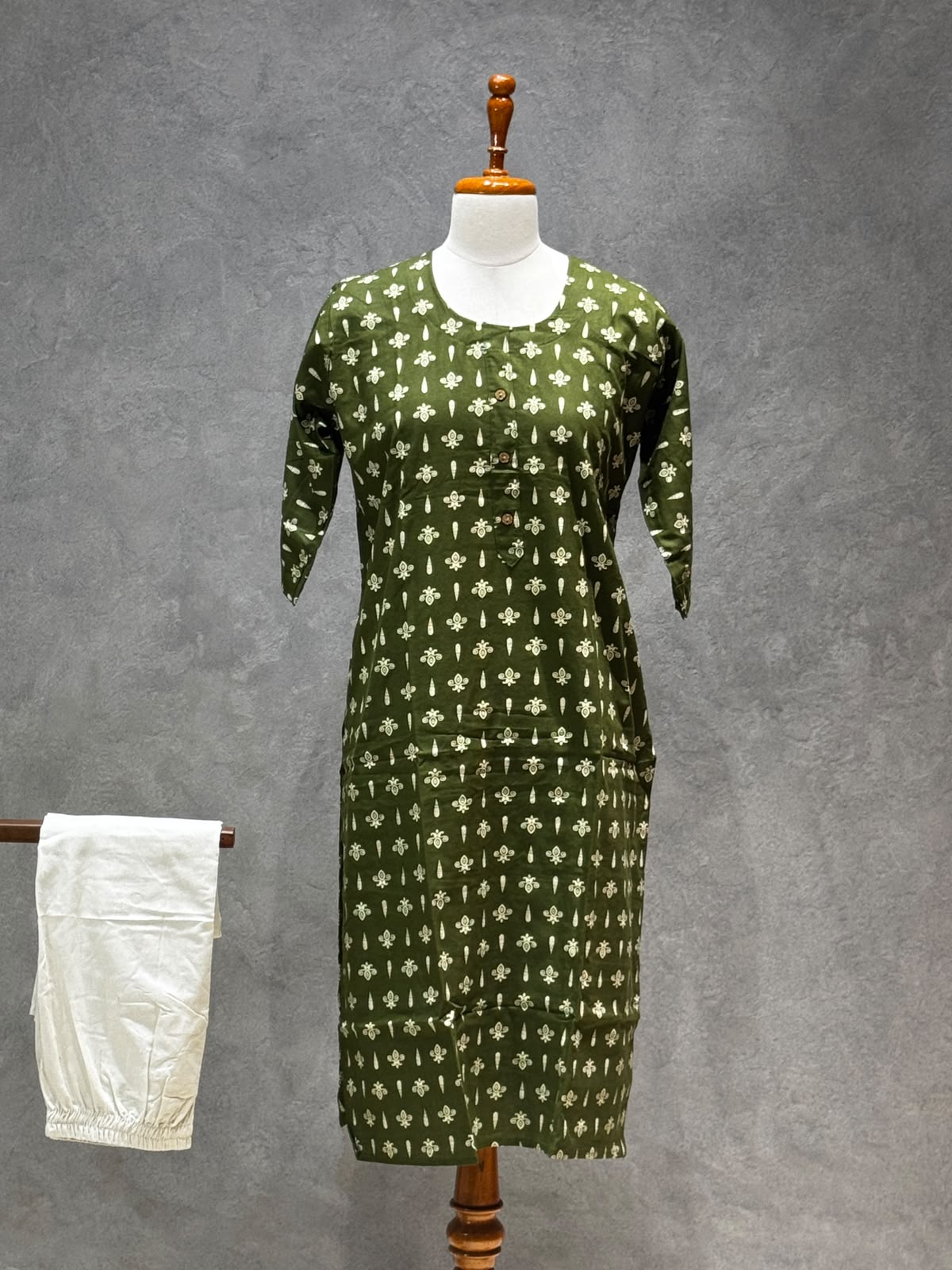 KURTHI SET- GREEN