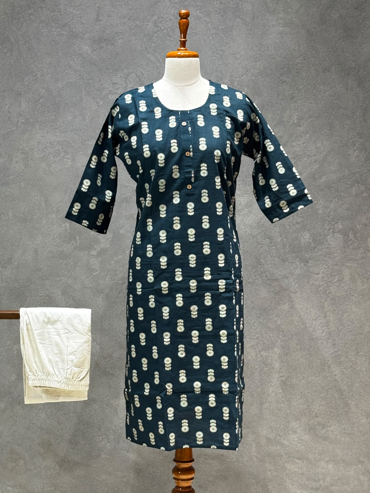 KURTHA SET GREEN