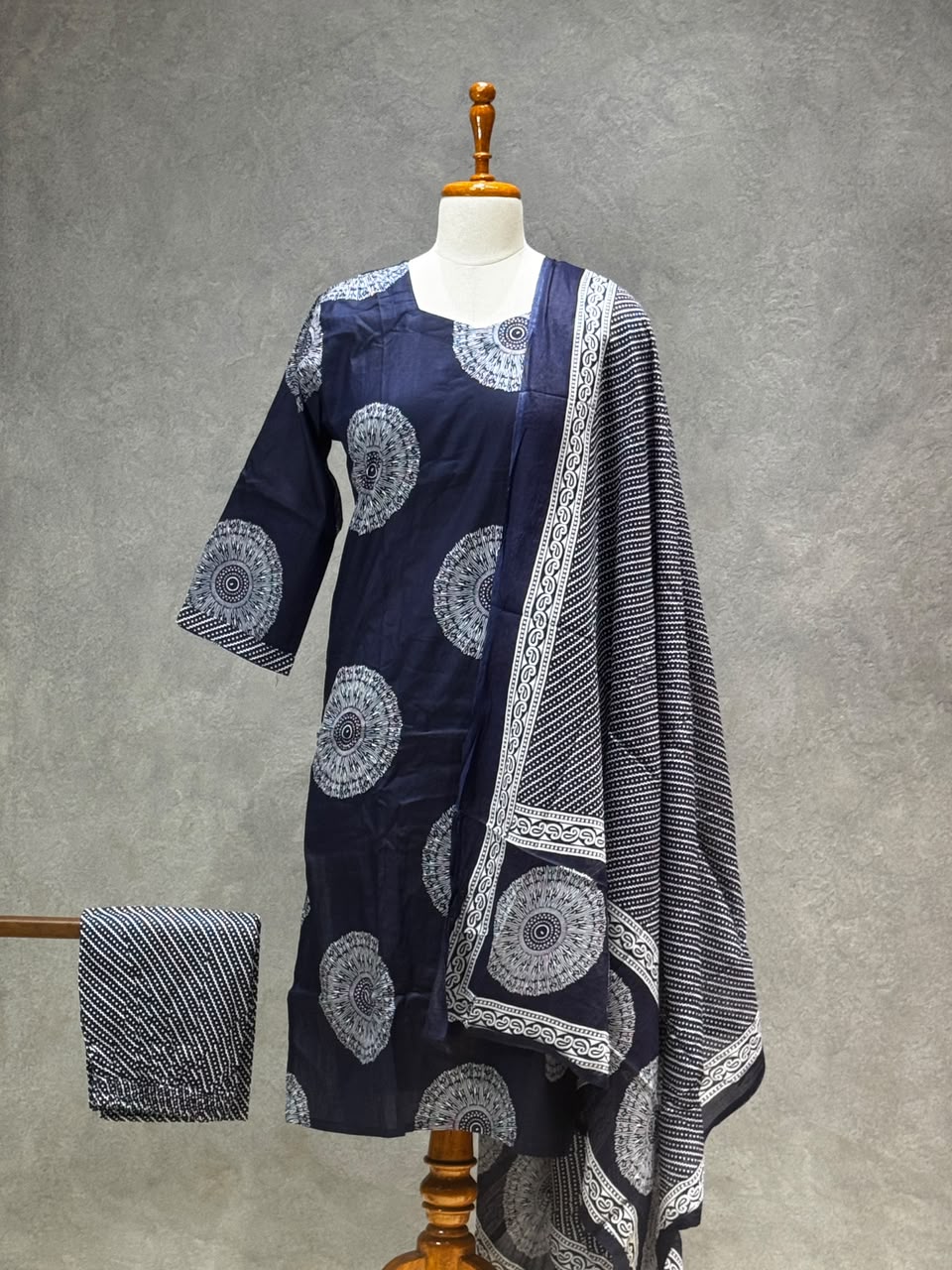 MIDNIGHT INDIGO MANDALA SALWAR SET