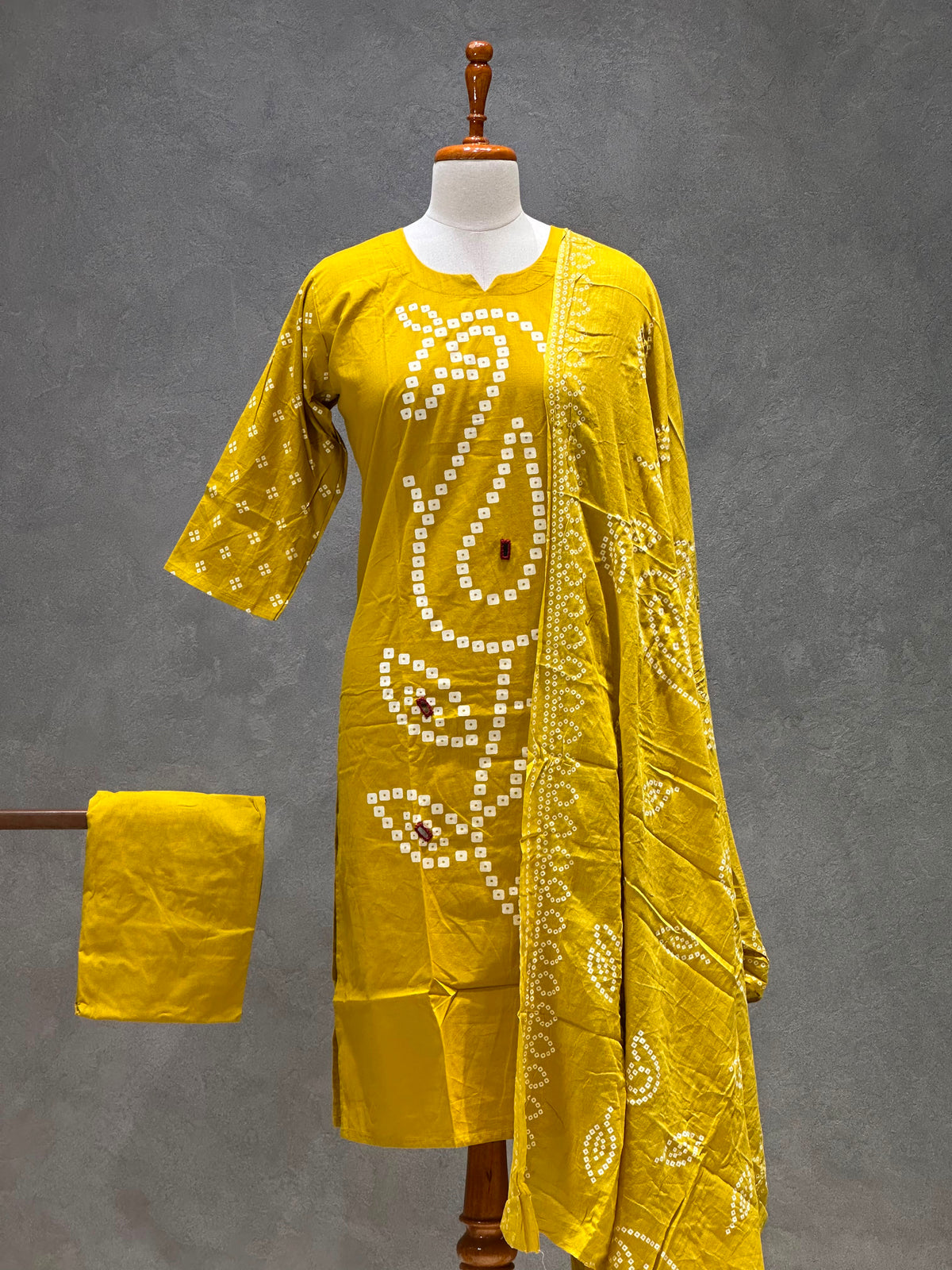 MUSTARD YELLOW SALWAR SET