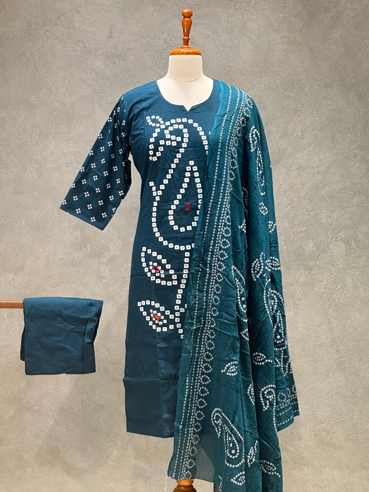 TEAL BLUE SALWAR SET