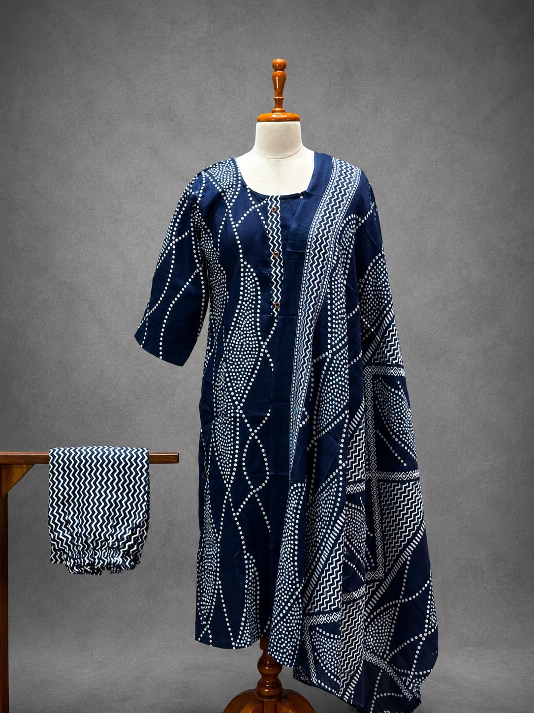 SALWAR SET - NAVY BLUE