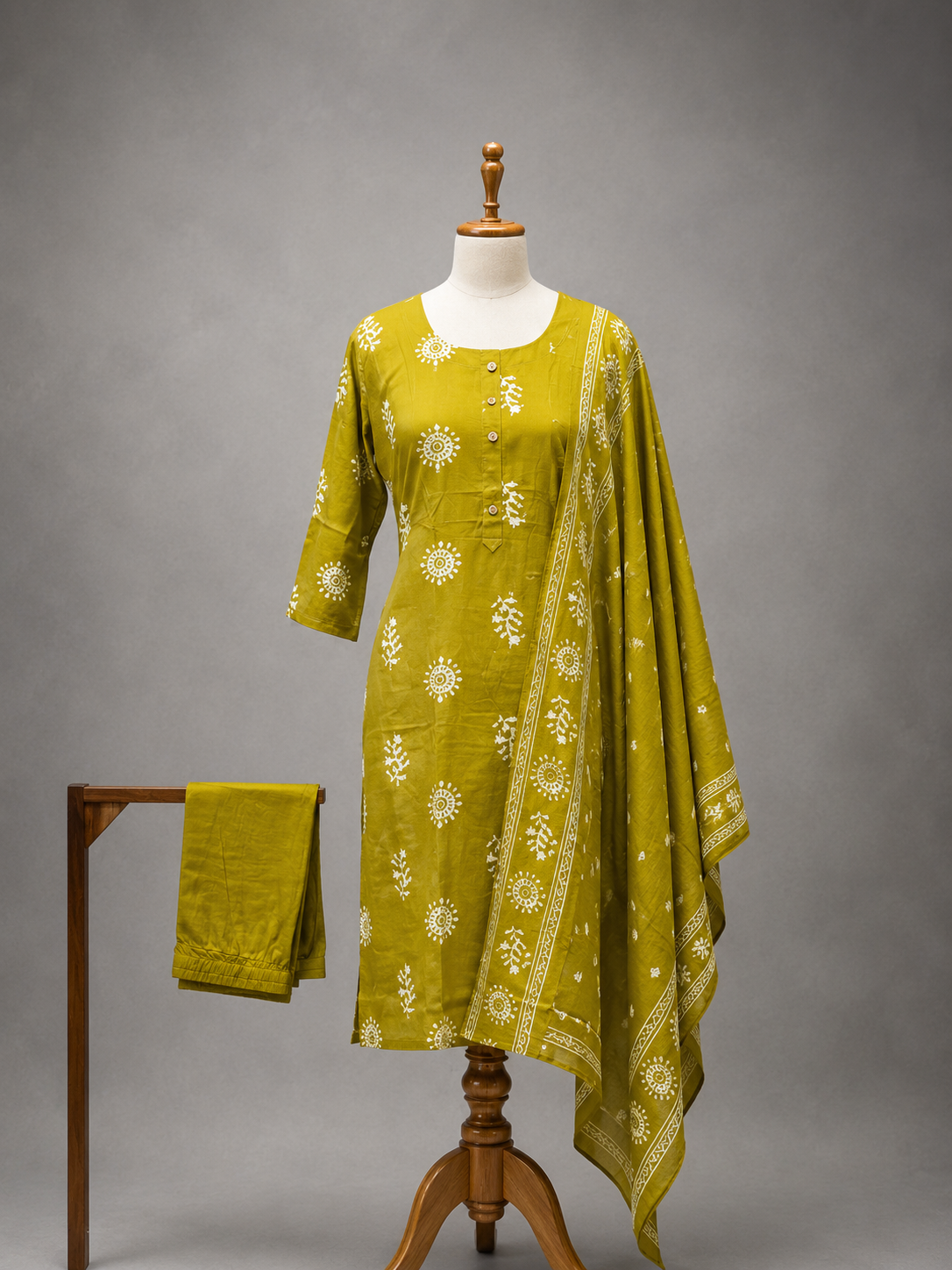 SALWAR SET (MUSTARD)