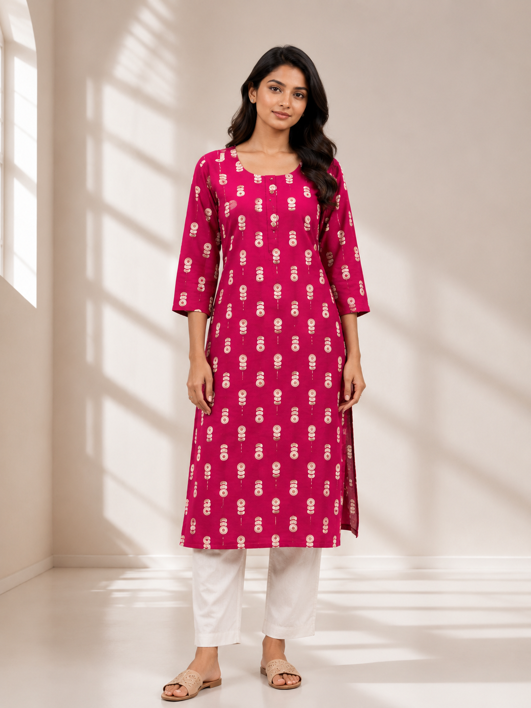 KURTHA SET PINK