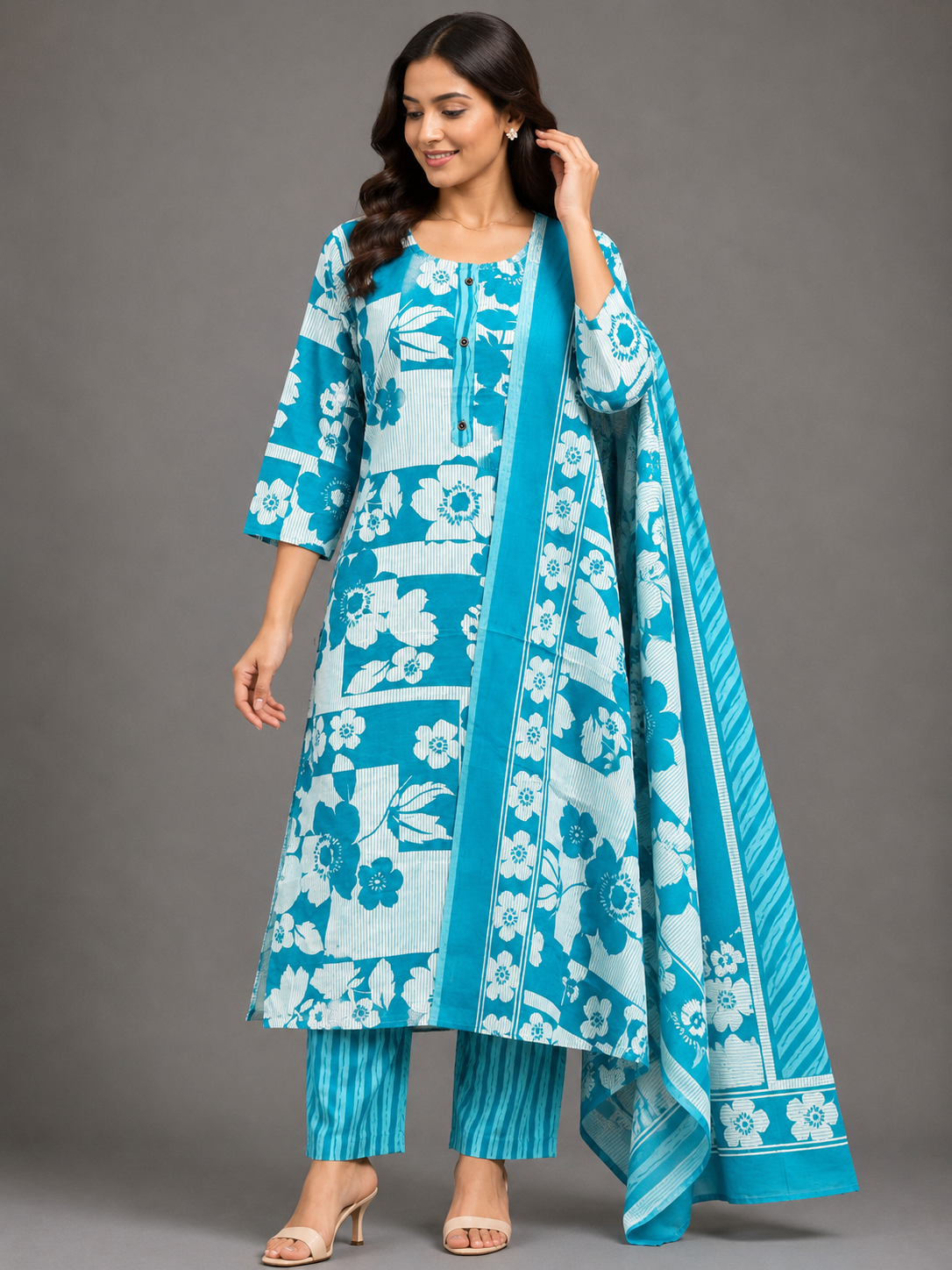 SALWAR SET - BLUE