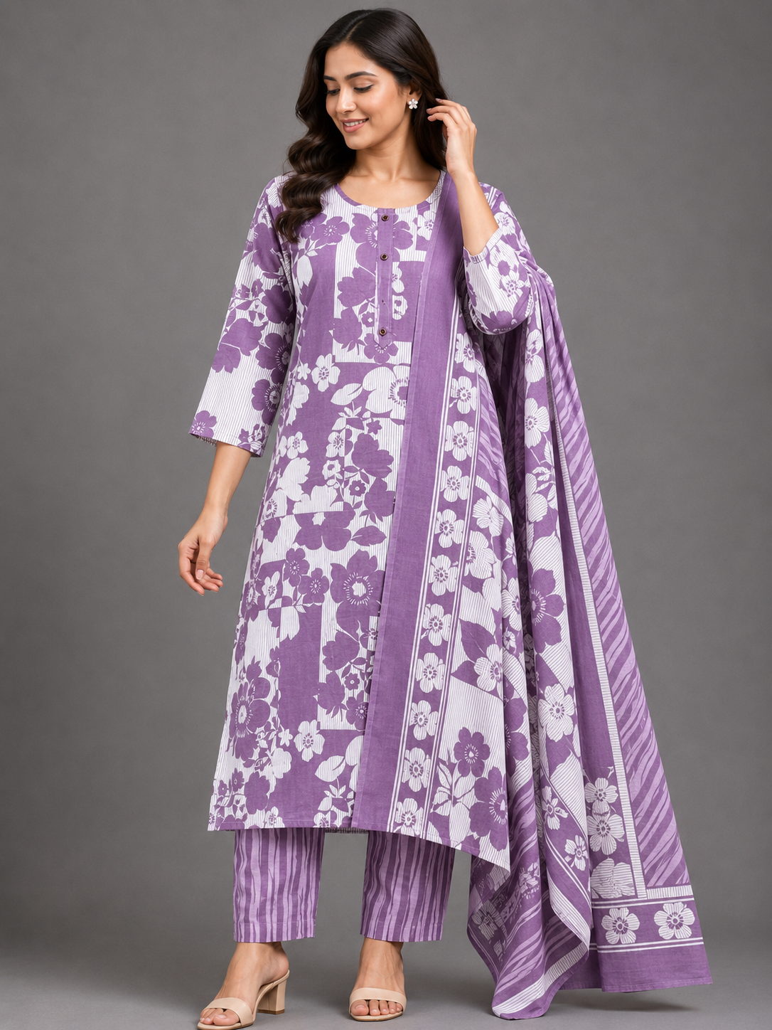 SALWAR SET - PURPLE