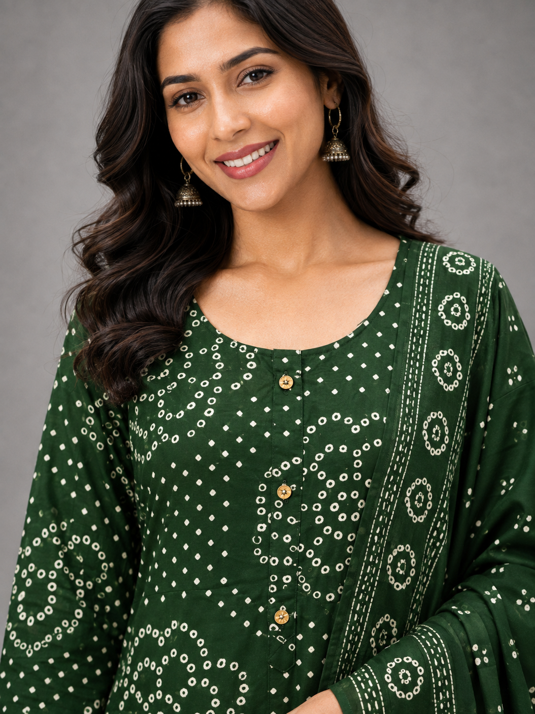 SALWAR SET (BOTTLE GREEN)