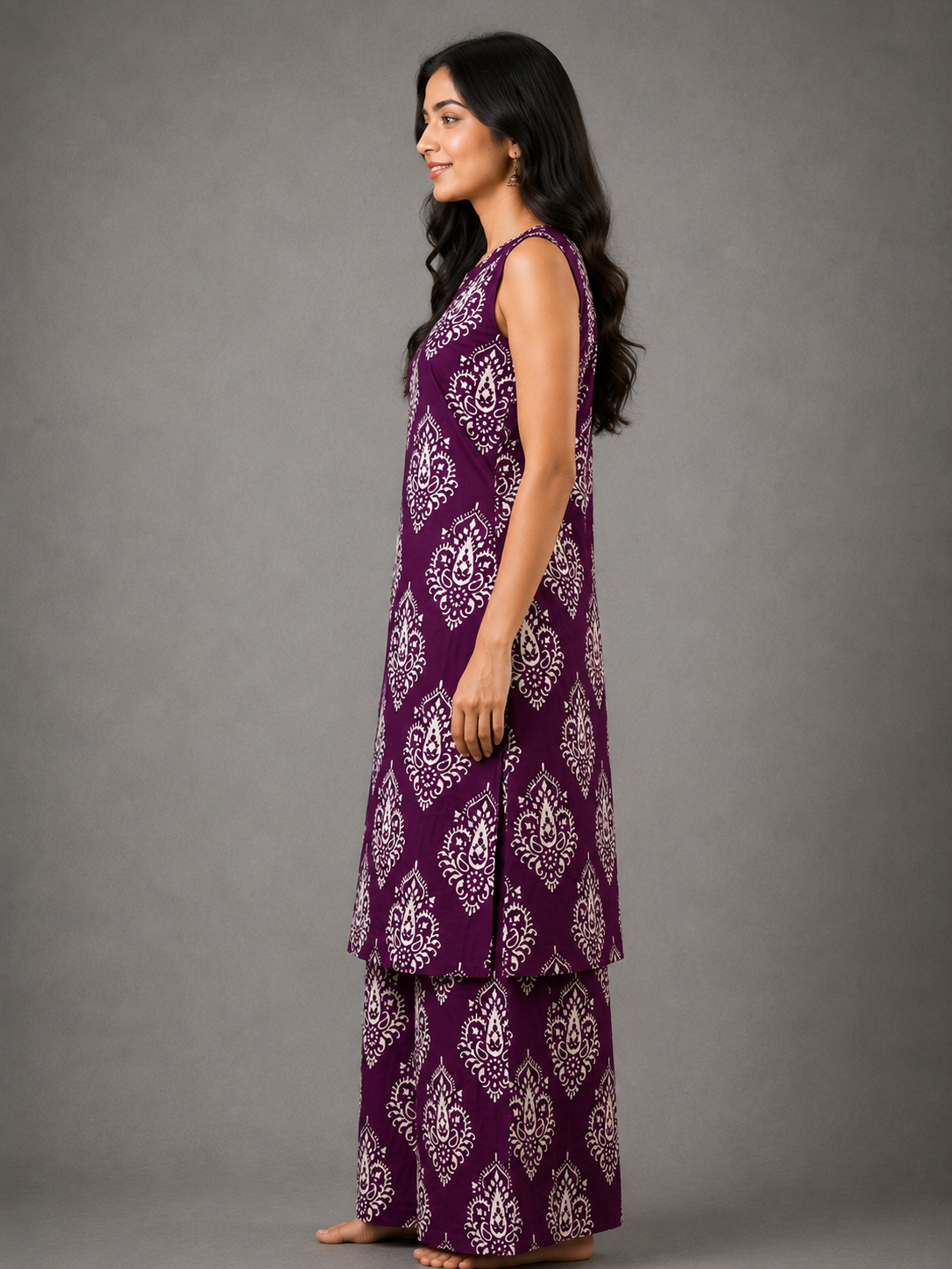 CASUAL WEAR CO-ORD SETS (PURPLE)