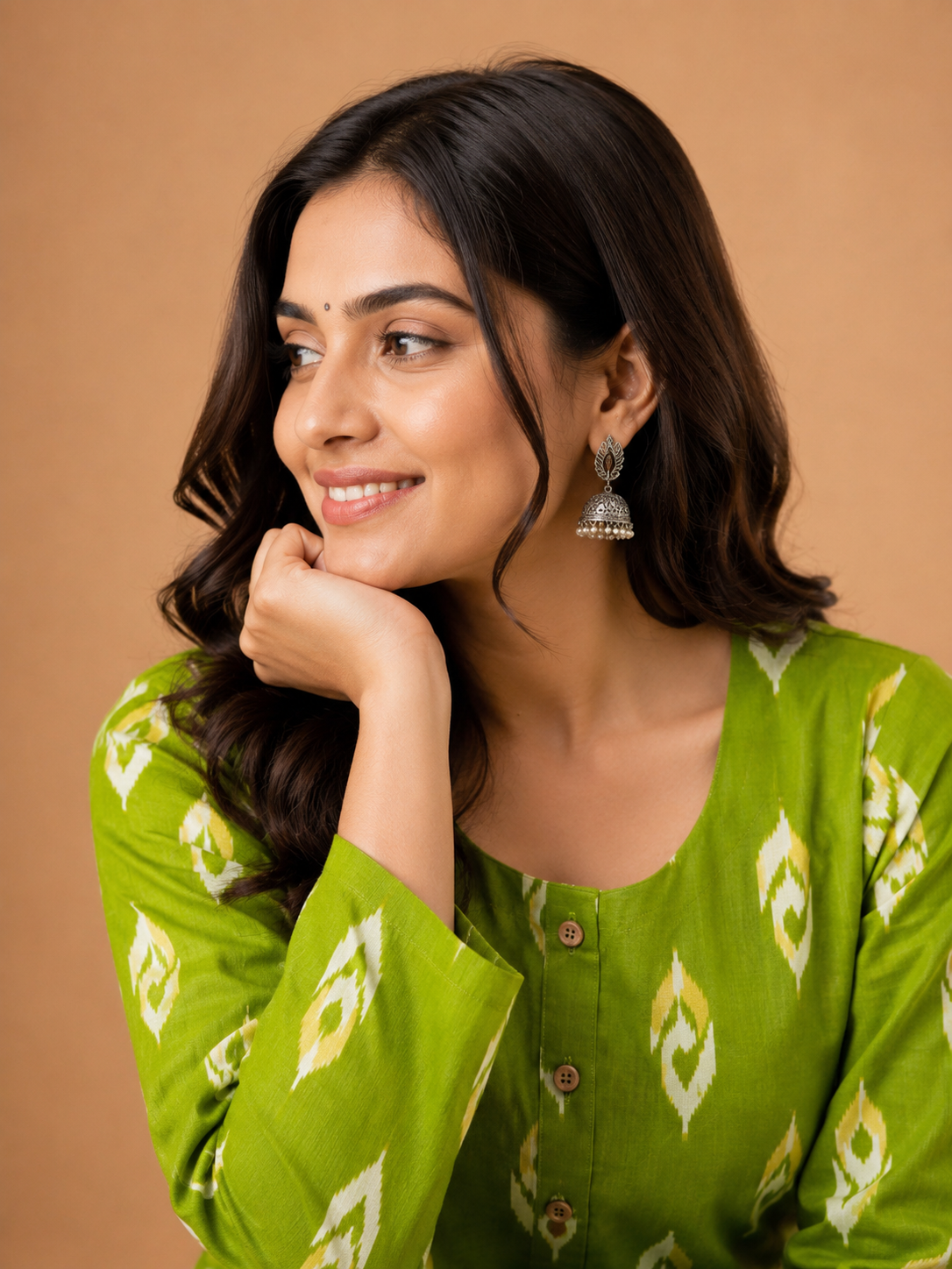 GREEN LEAF PRINT CASUAL WEAR