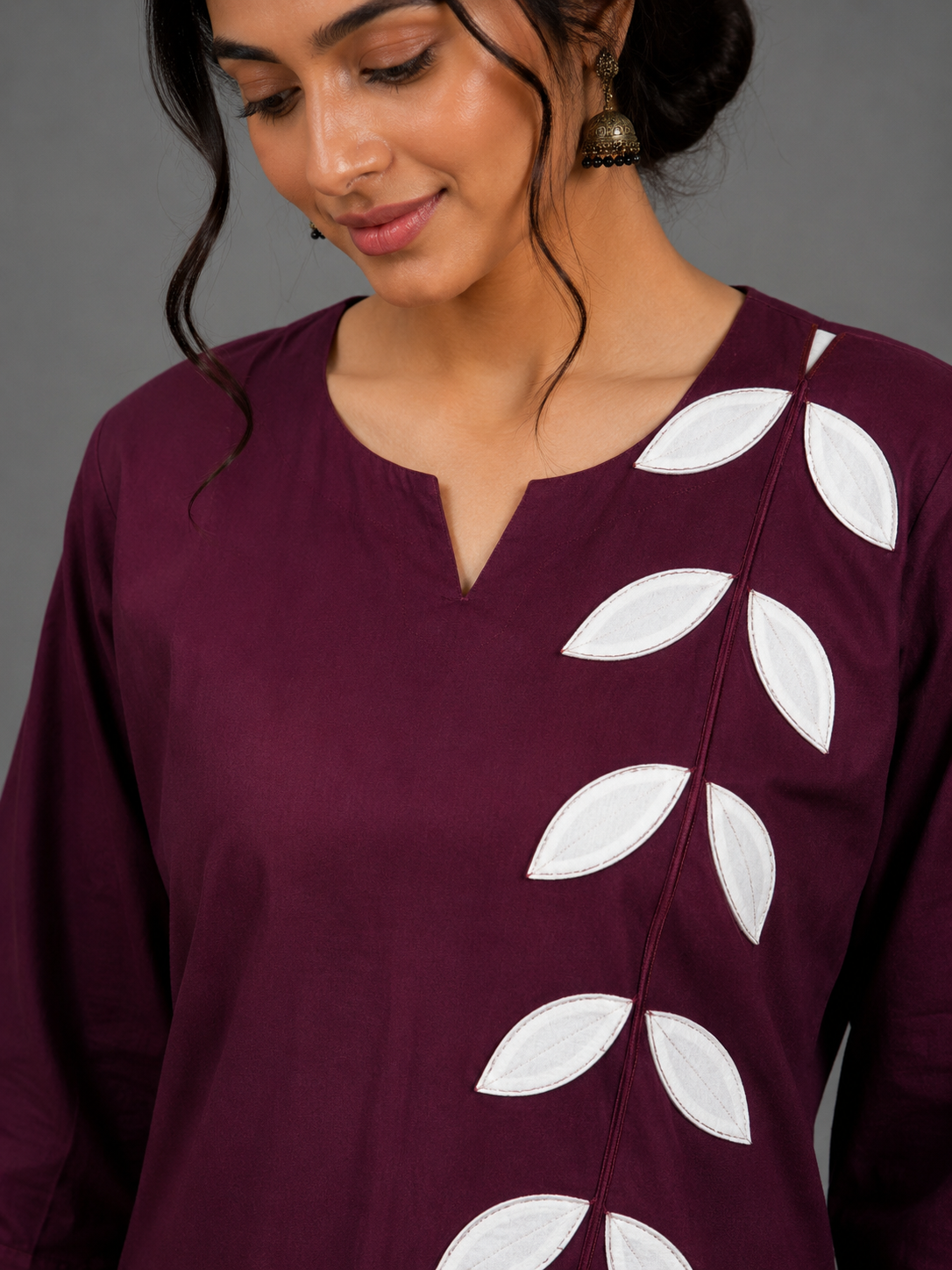 KURTHA SET (MAROON)