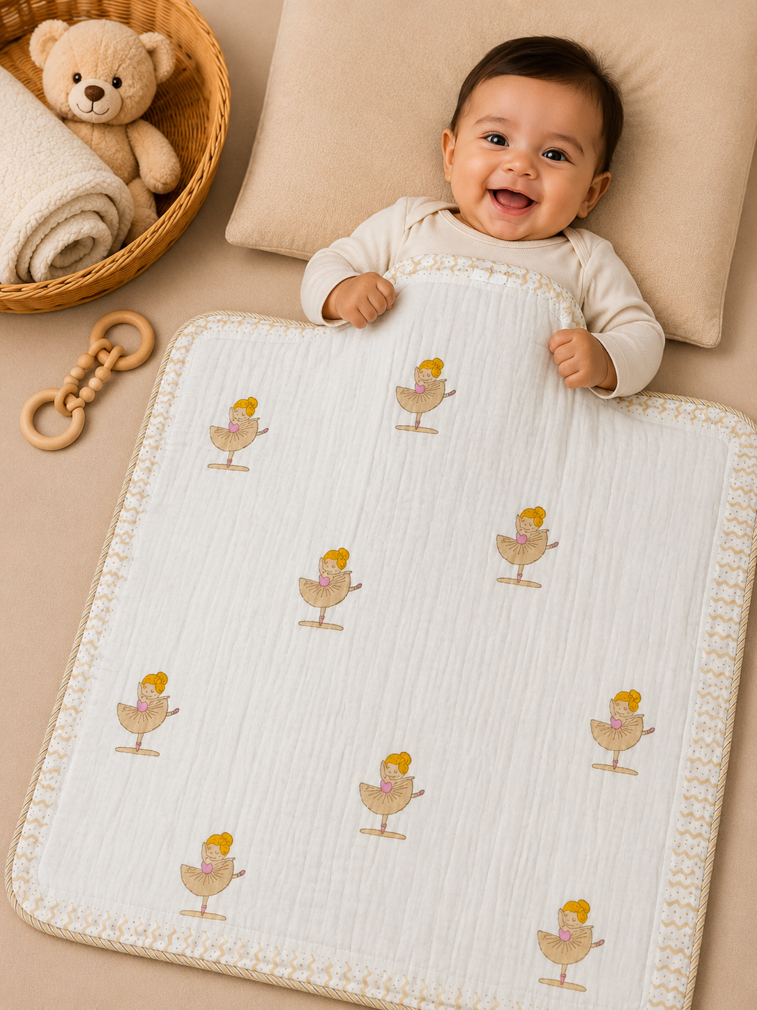 BABY COTTON DOHAR – LITTLE BALLERINA DREAMS