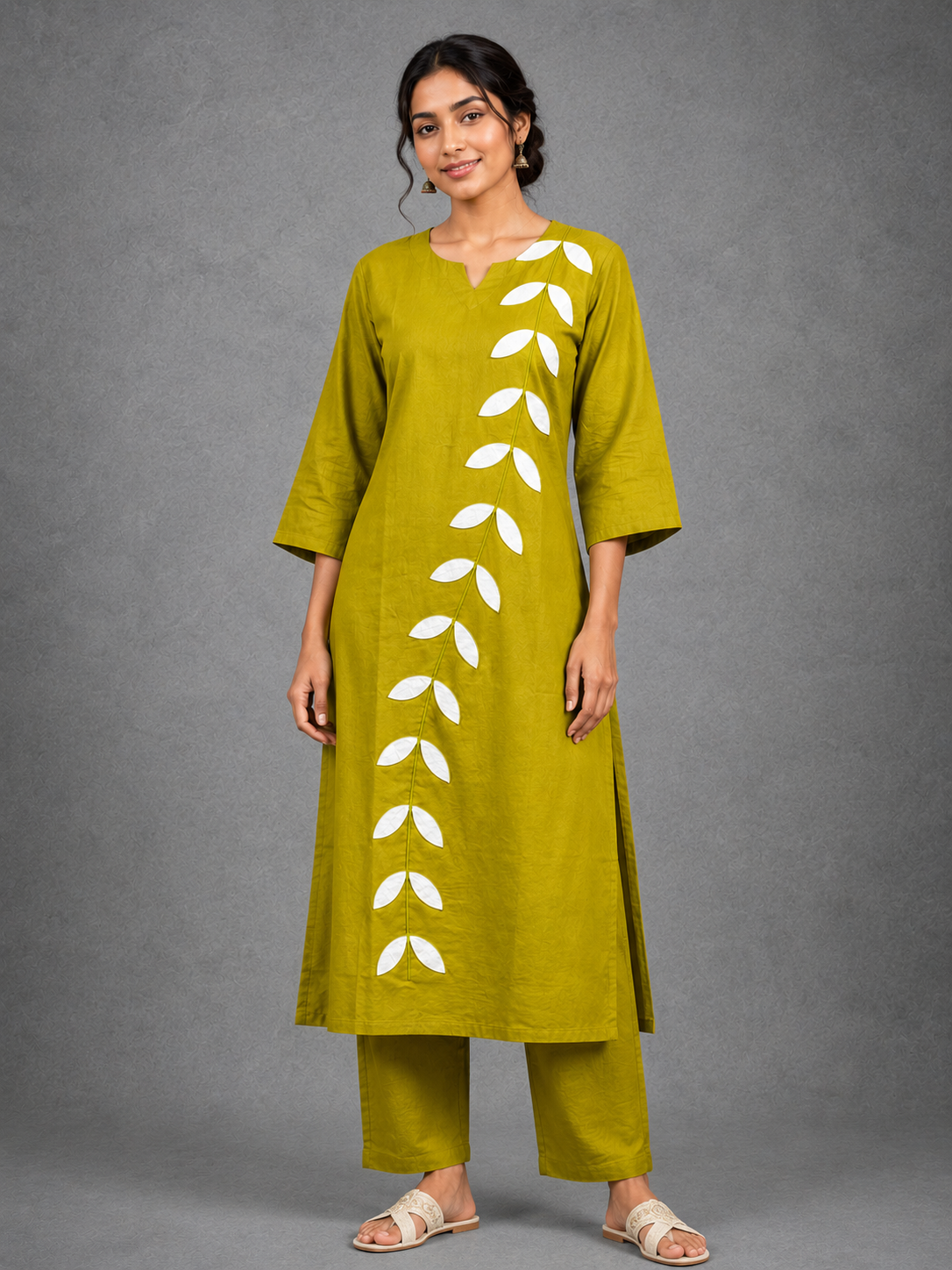 KURTHA SET (MEHENDI GREEN)