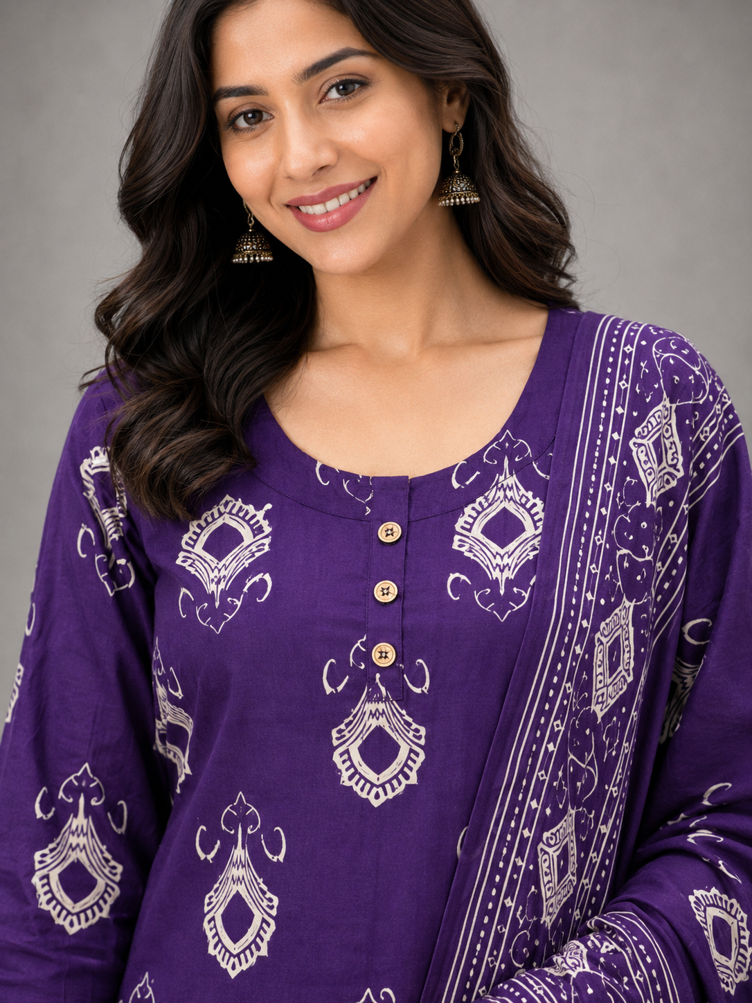 SALWAR SET (DARK PURPLE)