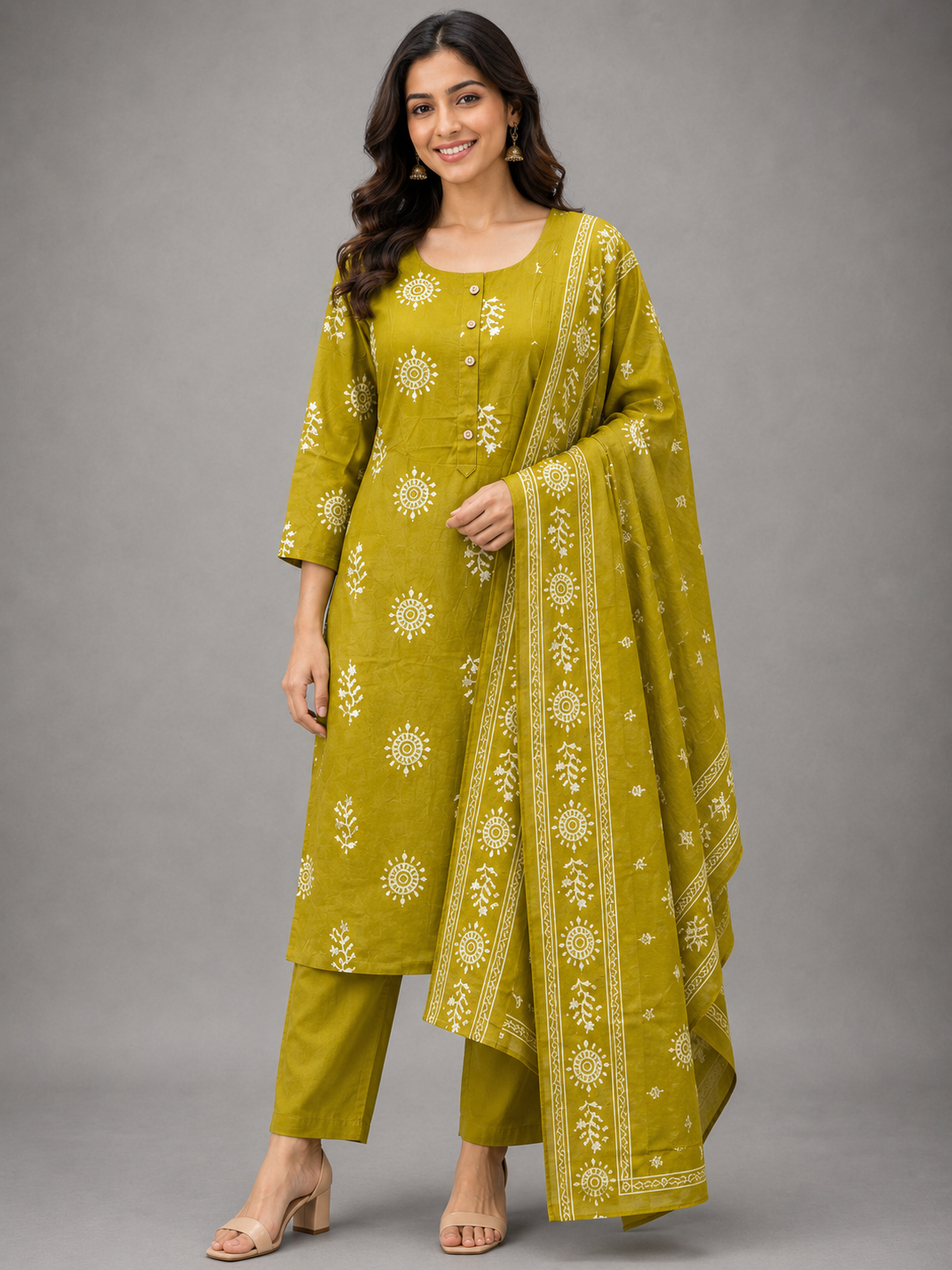 SALWAR SET (MUSTARD)
