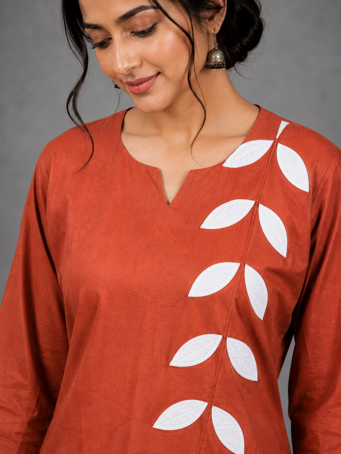 KURTHA SET (RUST ORANGE)